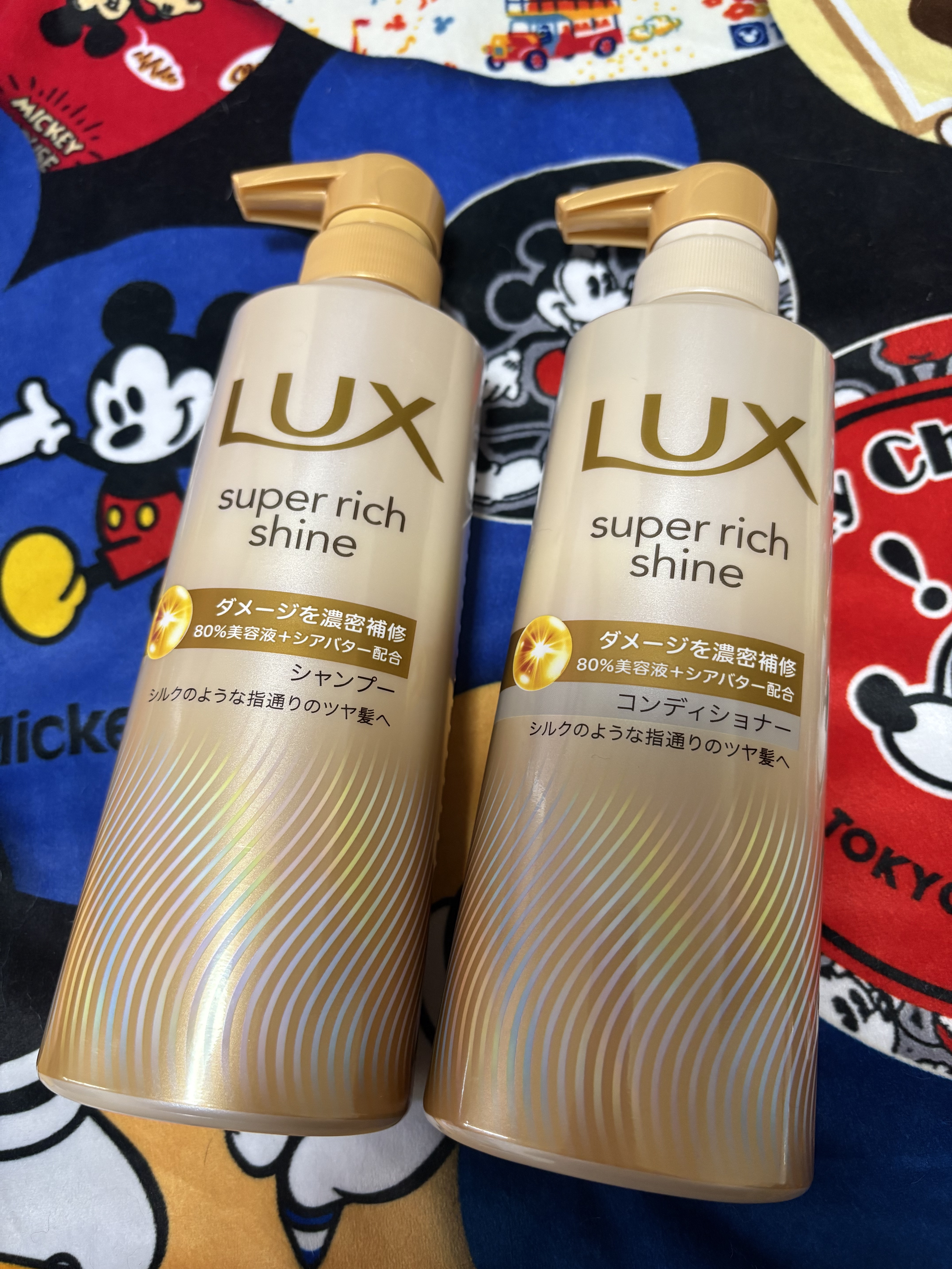 スーパーリッチシャイン ダメージリペア 補修シャンプー / 補修コンディショナー/LUX/市販シャンプーを使ったクチコミ（1枚目）
