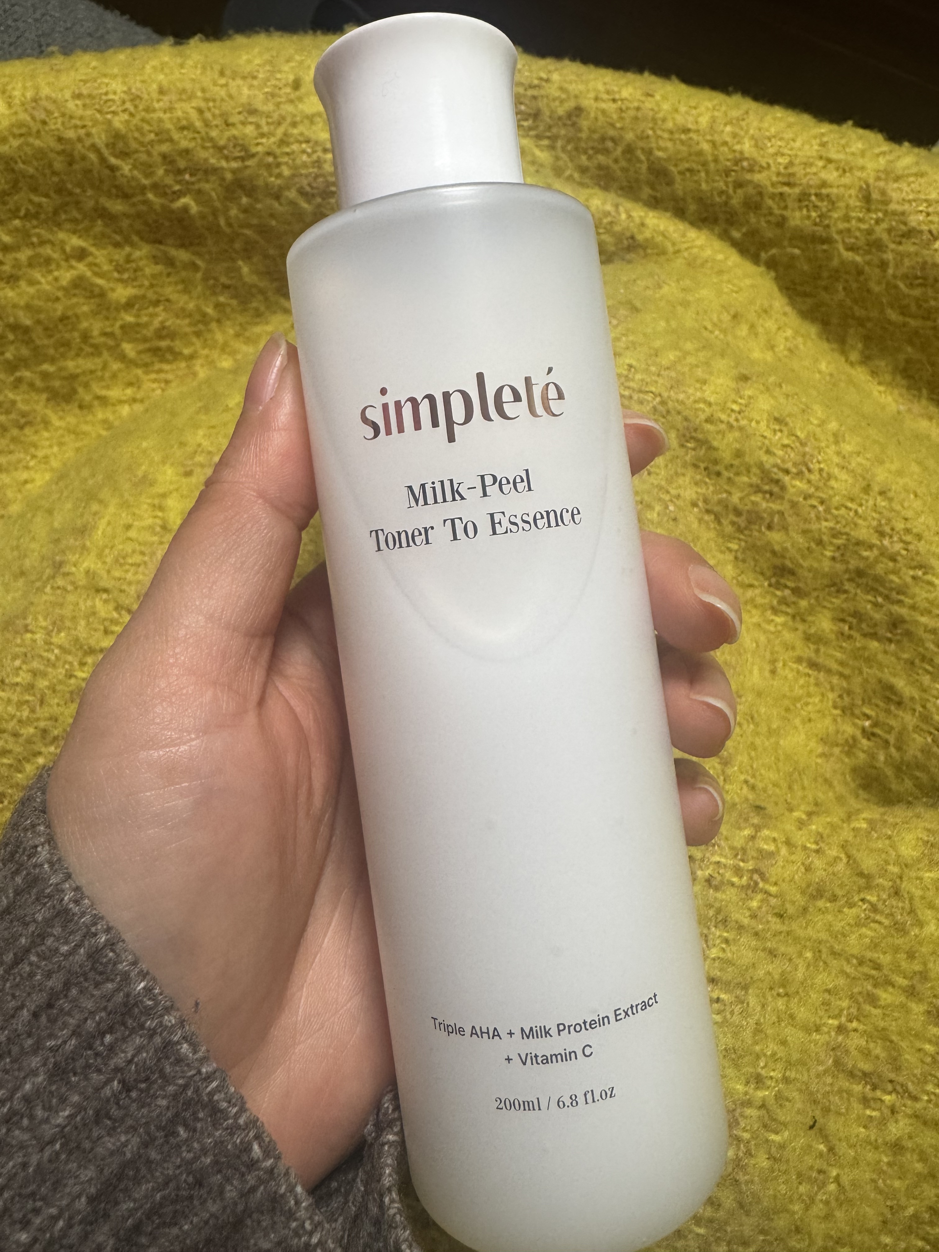 ミルクピールトナー/Simplete/拭き取り化粧水を使ったクチコミ（2枚目）