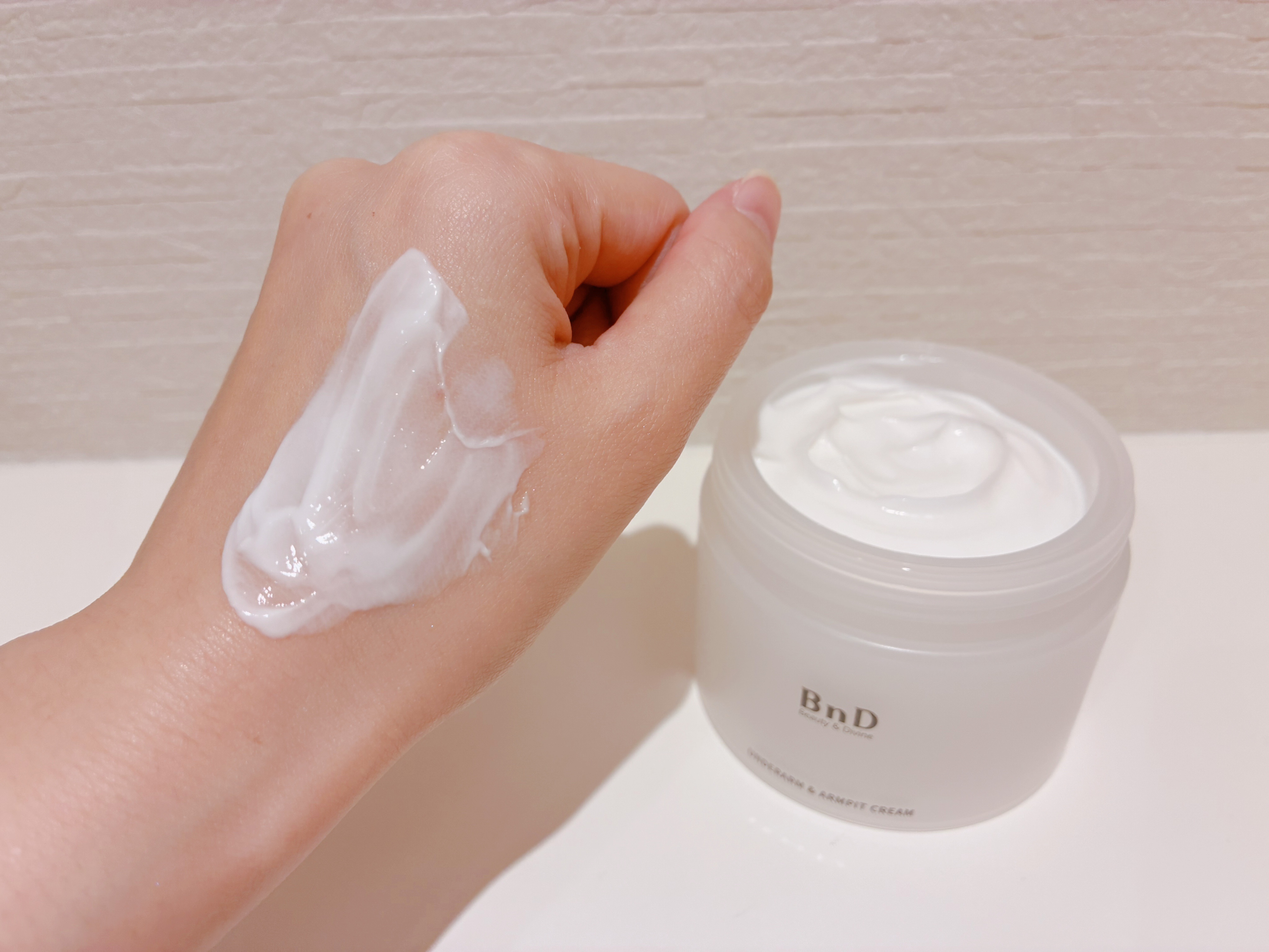BnDアンダーアームクリーム(ボディクリーム)/BnD/デリケートゾーンケアを使ったクチコミ（3枚目）