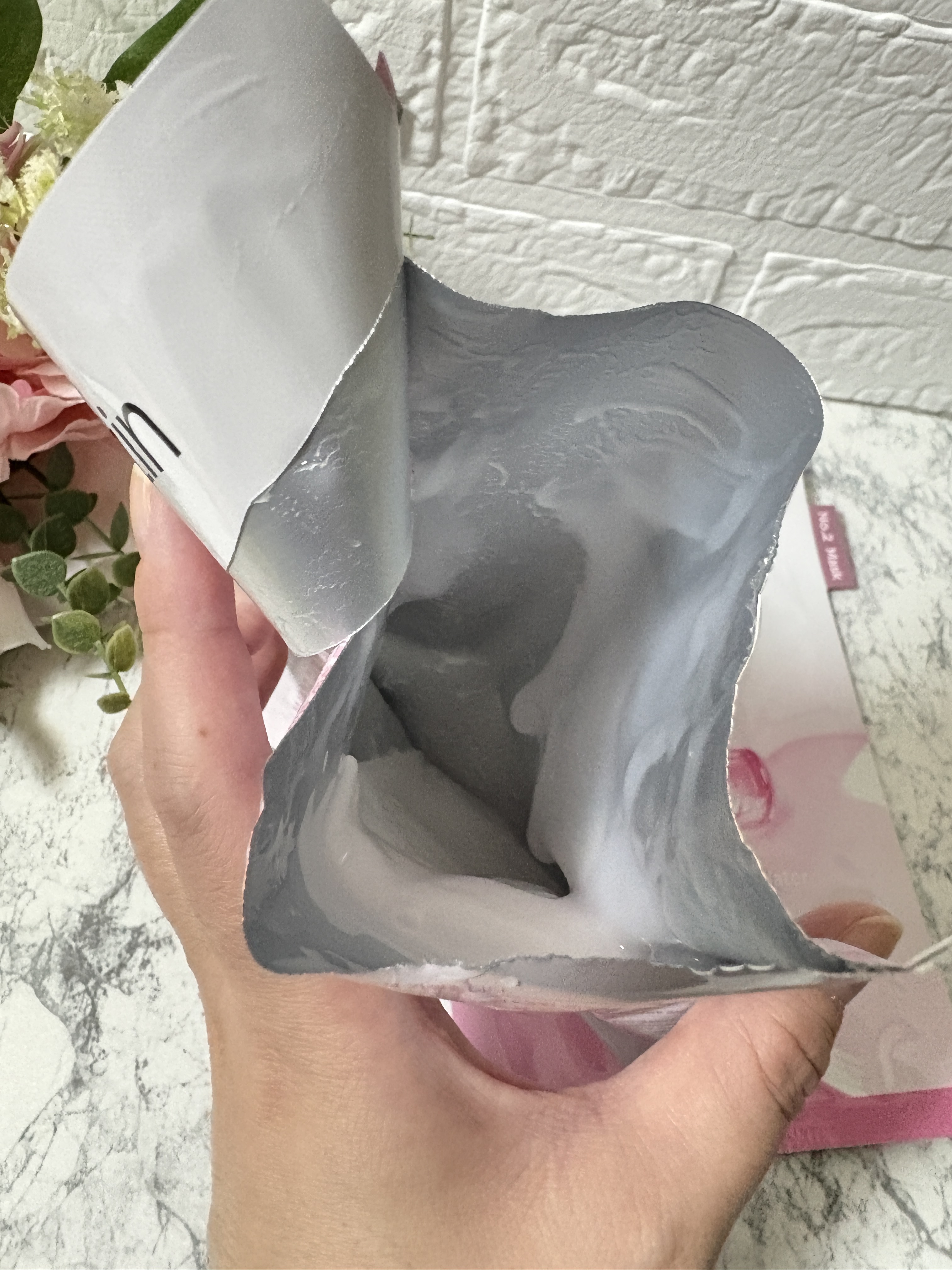 2番 うるもち65％コラーゲンシートマスク/numbuzin/シートマスク・パックを使ったクチコミ（3枚目）