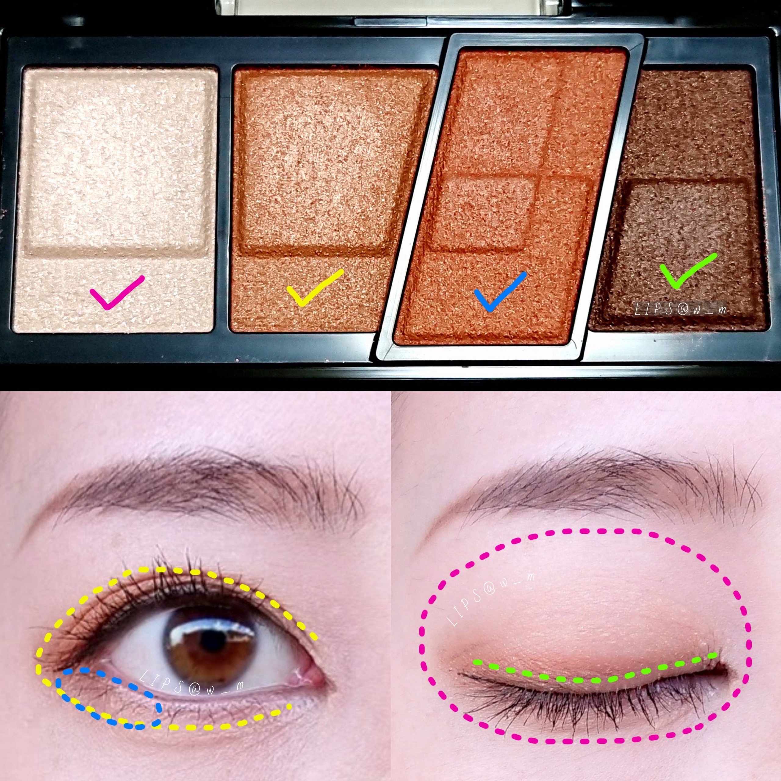 デザイニングブラウンアイズ/KATE/アイシャドウパレットを使ったクチコミ（2枚目）