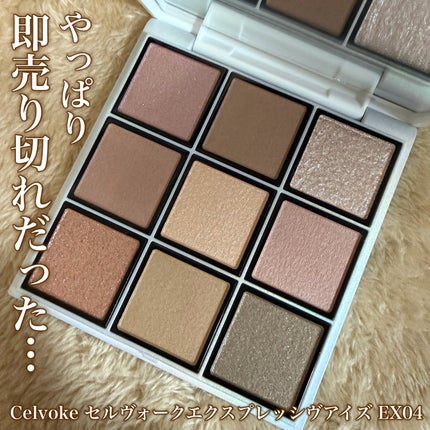 セルヴォーク エクスプレッシヴ アイズ EX04 Silent Reflection/Celvoke/アイシャドウパレットの画像