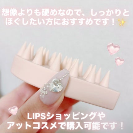 リラクシングマッサージブラシ マットピンク/エトヴォス/スカルプブラシの画像