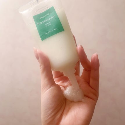 ローズマリー スカルプ スクラブ/AROMATICA/ヘッドスクラブを使ったクチコミ(2枚目)