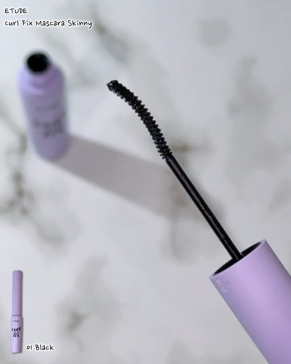 カールフィックスマスカラ スキニー ブラック/ETUDE/マスカラを使ったクチコミ（2枚目）