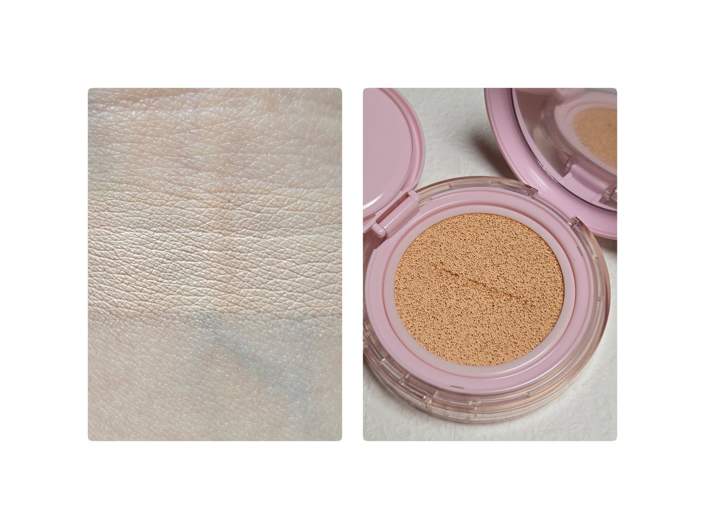 ワンダーベルベットラスティングクッション/i’m meme/クッションファンデーションを使ったクチコミ(2枚目)