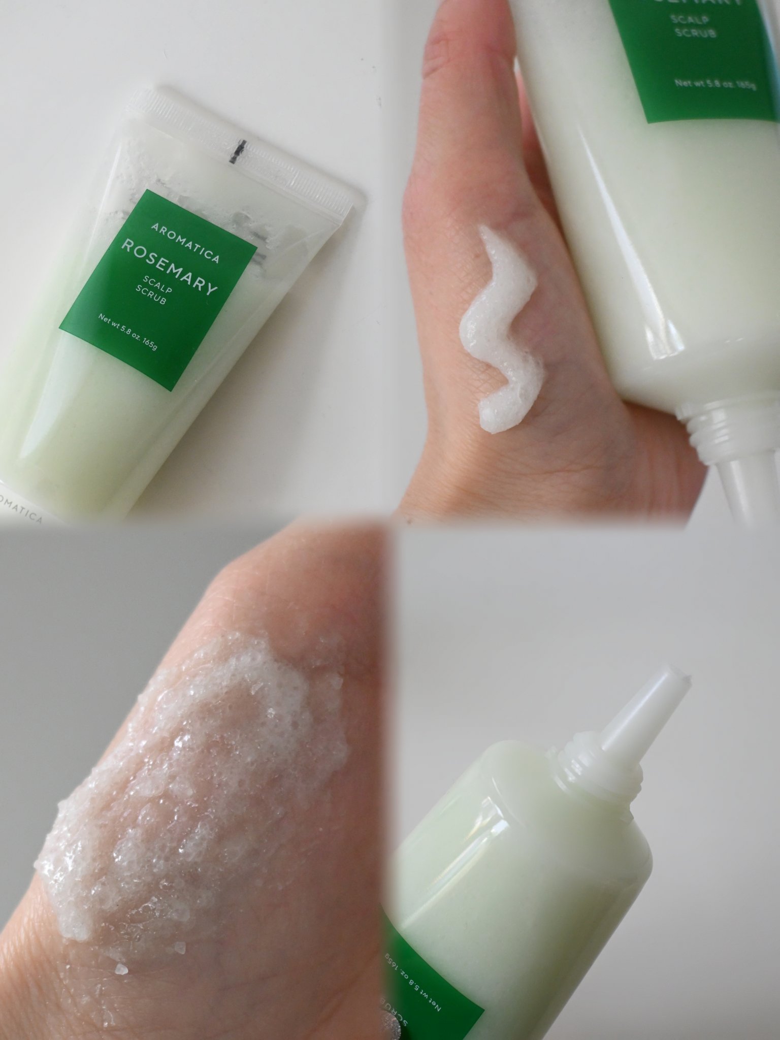 ローズマリー スカルプ スクラブ/AROMATICA/ヘッドスクラブを使ったクチコミ（3枚目）