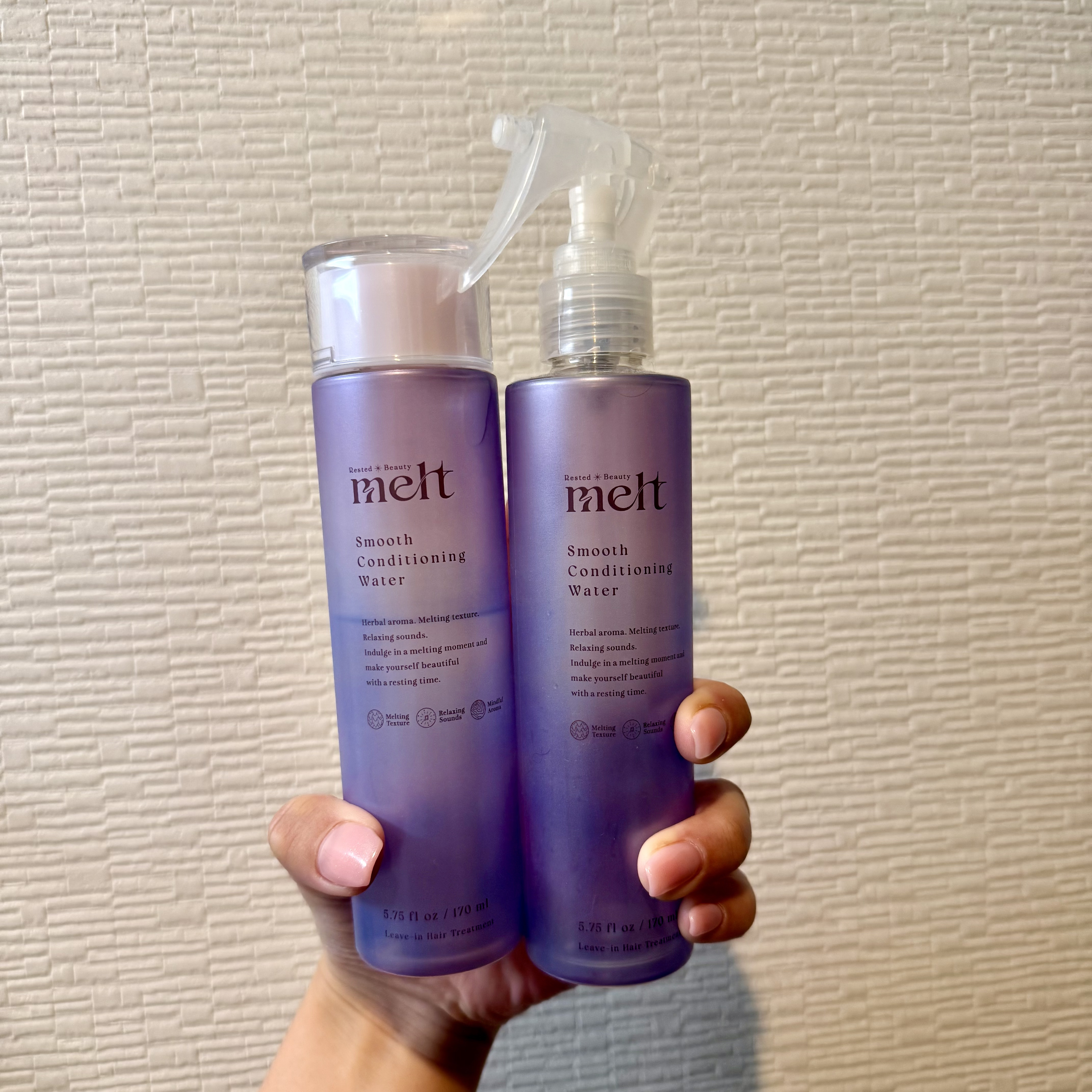 スムース コンディショニング ウォーター/melt/アウトバストリートメントを使ったクチコミ（1枚目）