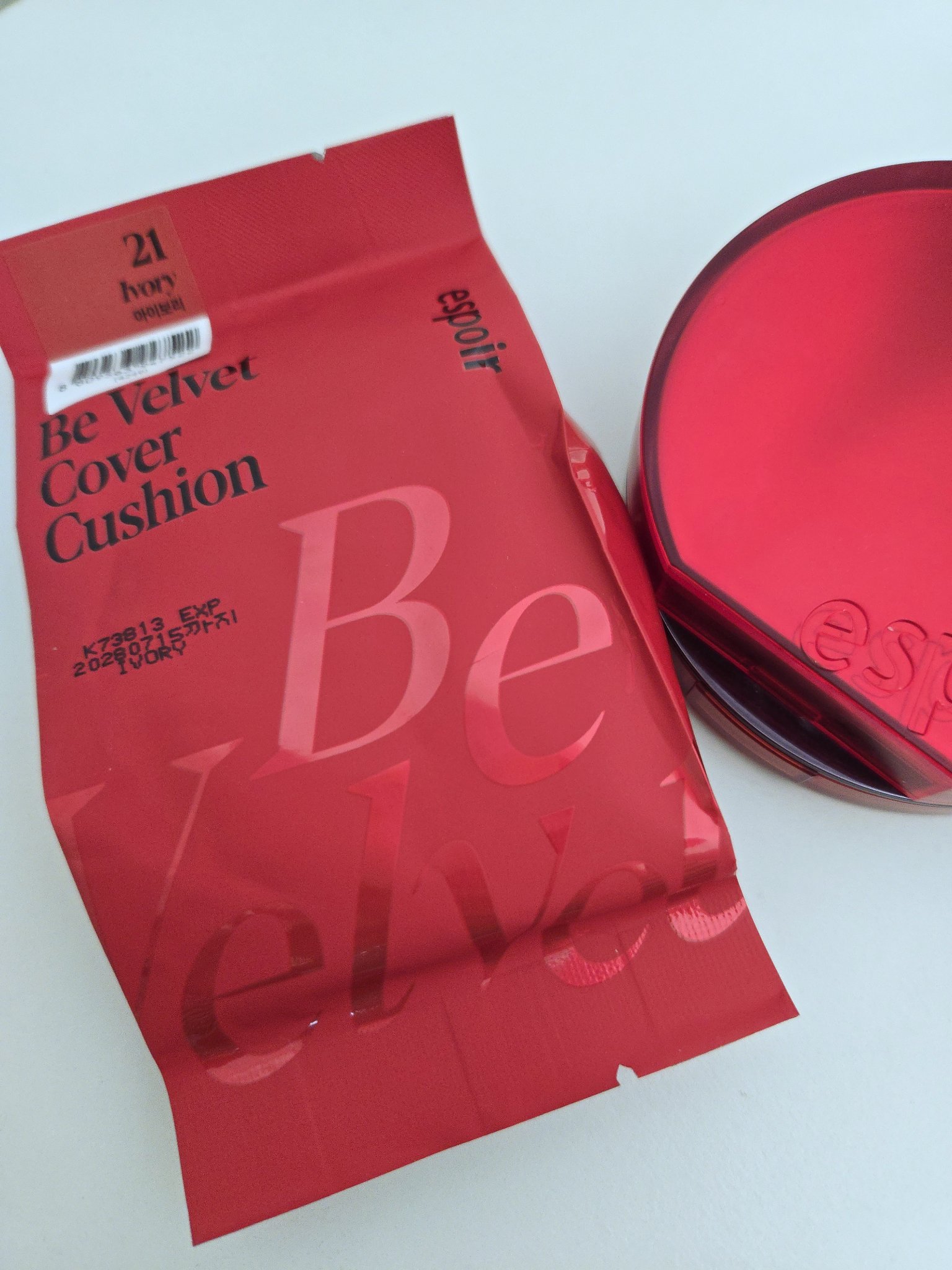 ビーベルベットカバークッション/espoir/クッションファンデーションを使ったクチコミ（2枚目）