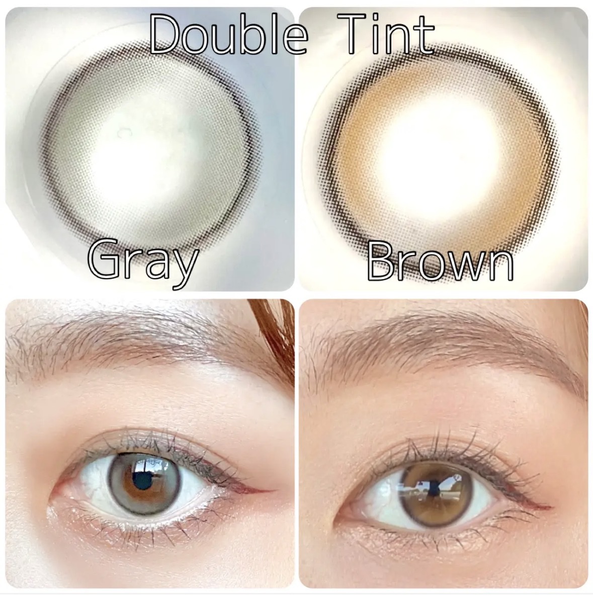 Double Tint 1day/OLENS/カラーコンタクトレンズを使ったクチコミ（3枚目）