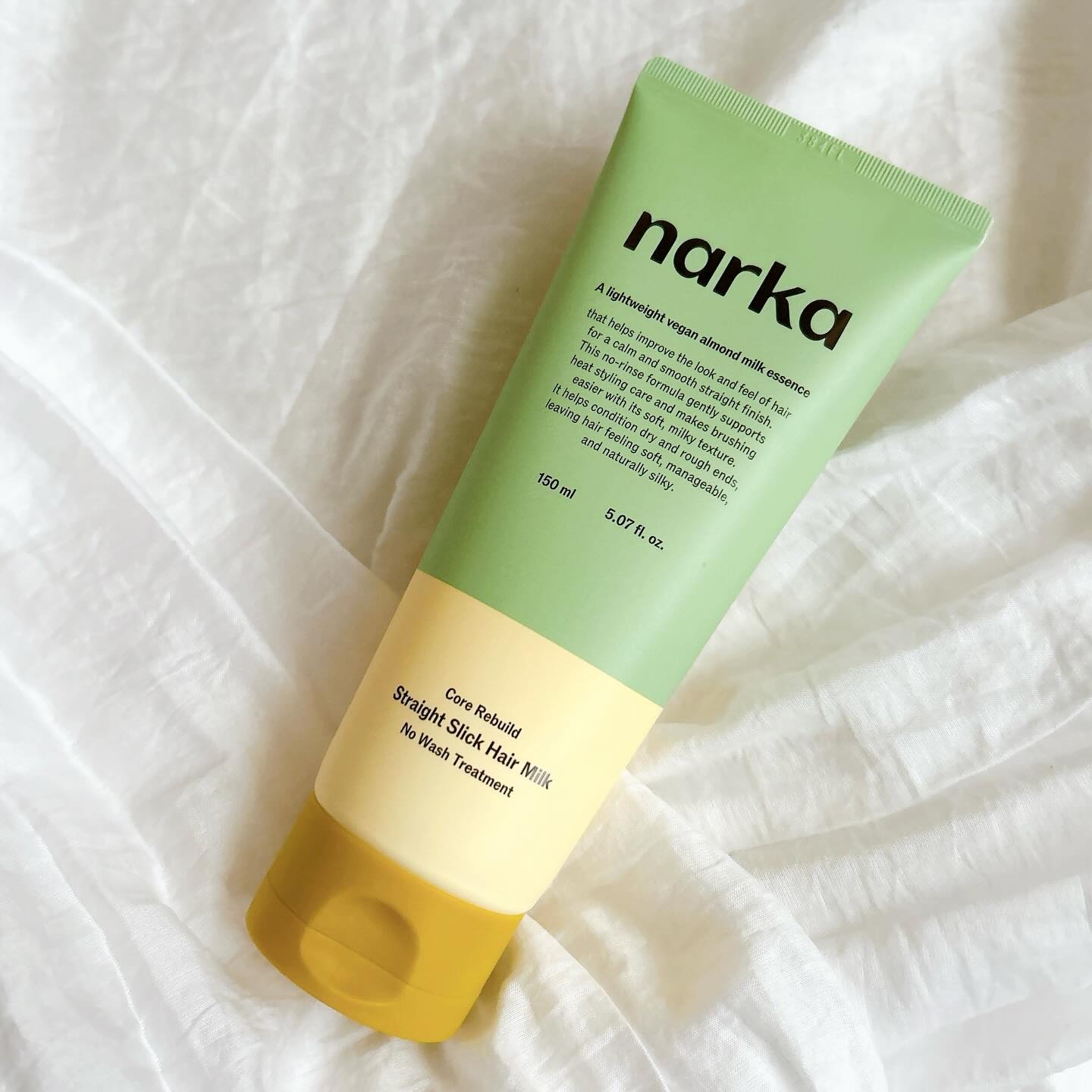 ストレートスリックヘアミルク/narka/ヘアミルクを使ったクチコミ（2枚目）