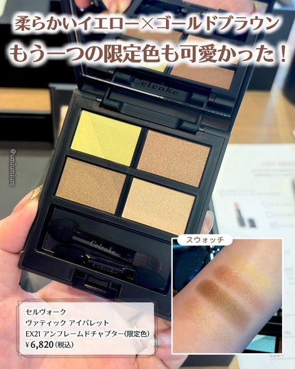 セルヴォーク ヴァティック アイパレット/Celvoke/アイシャドウパレットを使ったクチコミ(6枚目)