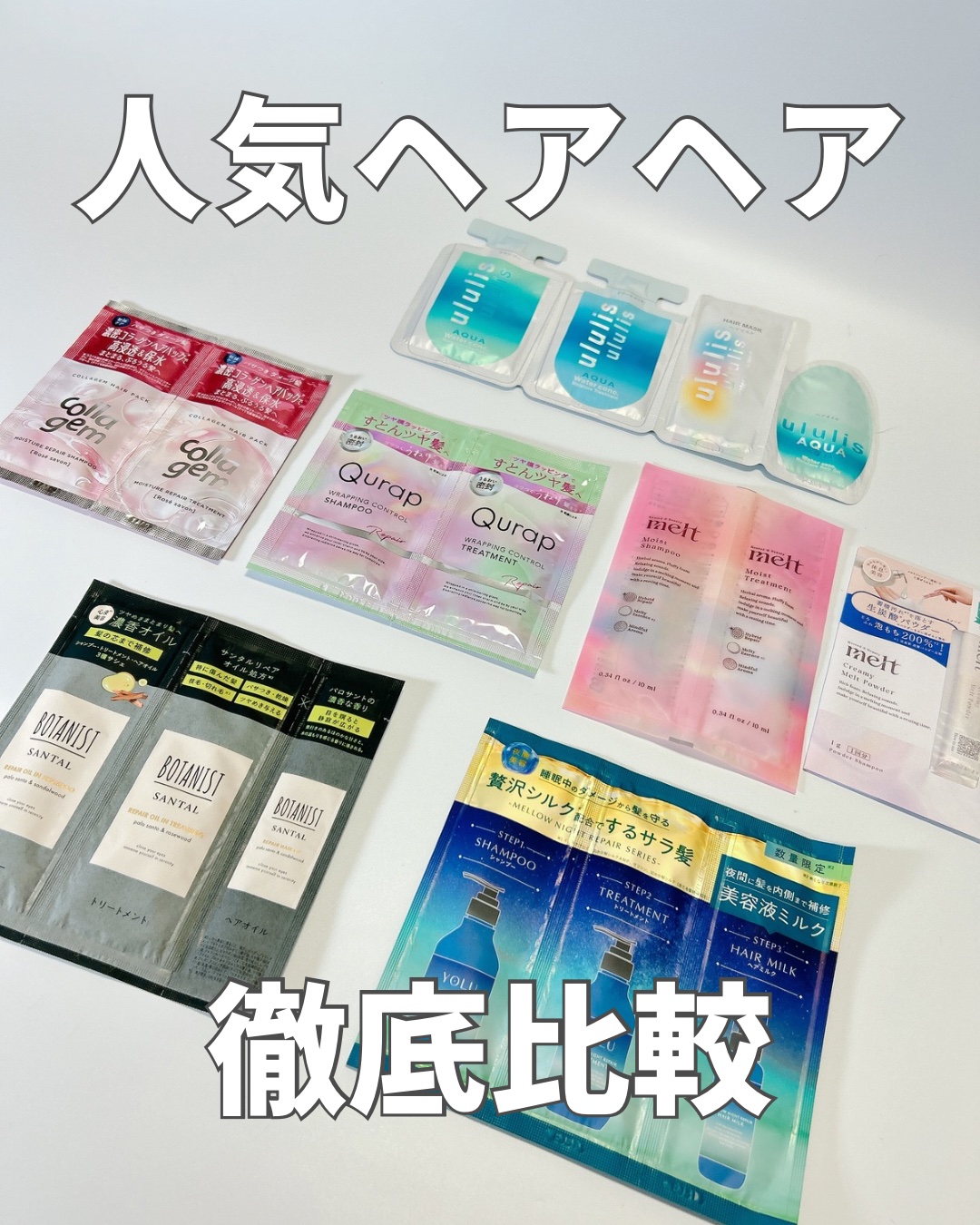 ヨル　メロウナイトリペアシャンプー/トリートメント トライアルヘアケアセット/YOLU/市販シャンプーを使ったクチコミ（1枚目）