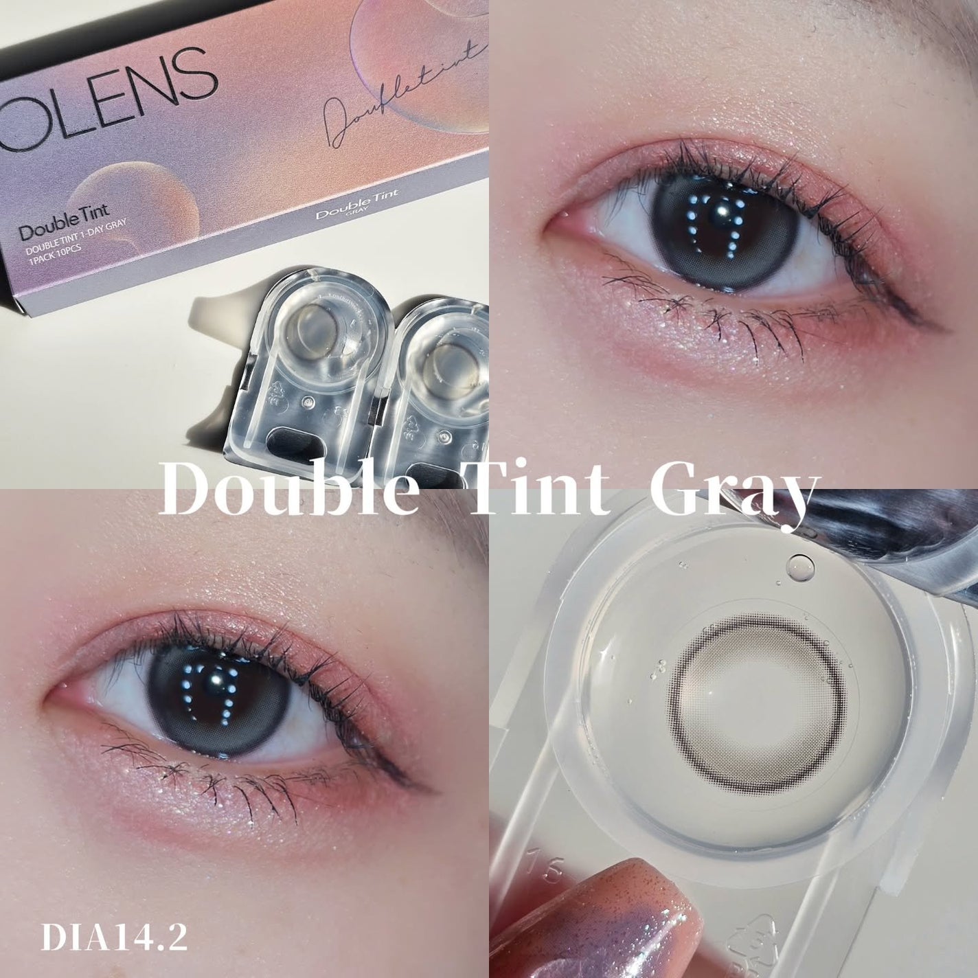 Double Tint 1day/OLENS/カラーコンタクトレンズを使ったクチコミ(3枚目)