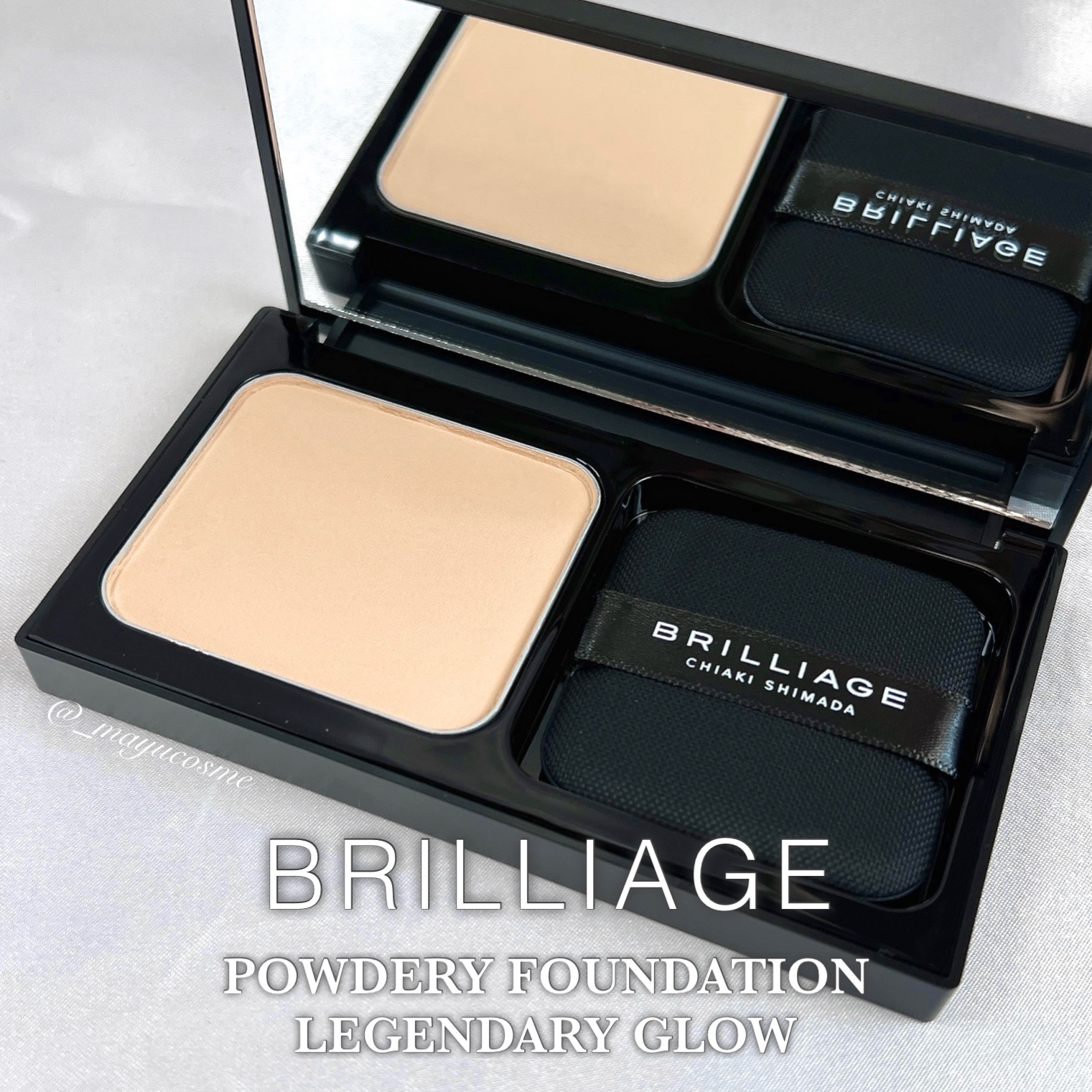 パウダリーファンデーション レジェンダリー グロウ/ブリリアージュ/パウダーファンデーションを使ったクチコミ（1枚目）
