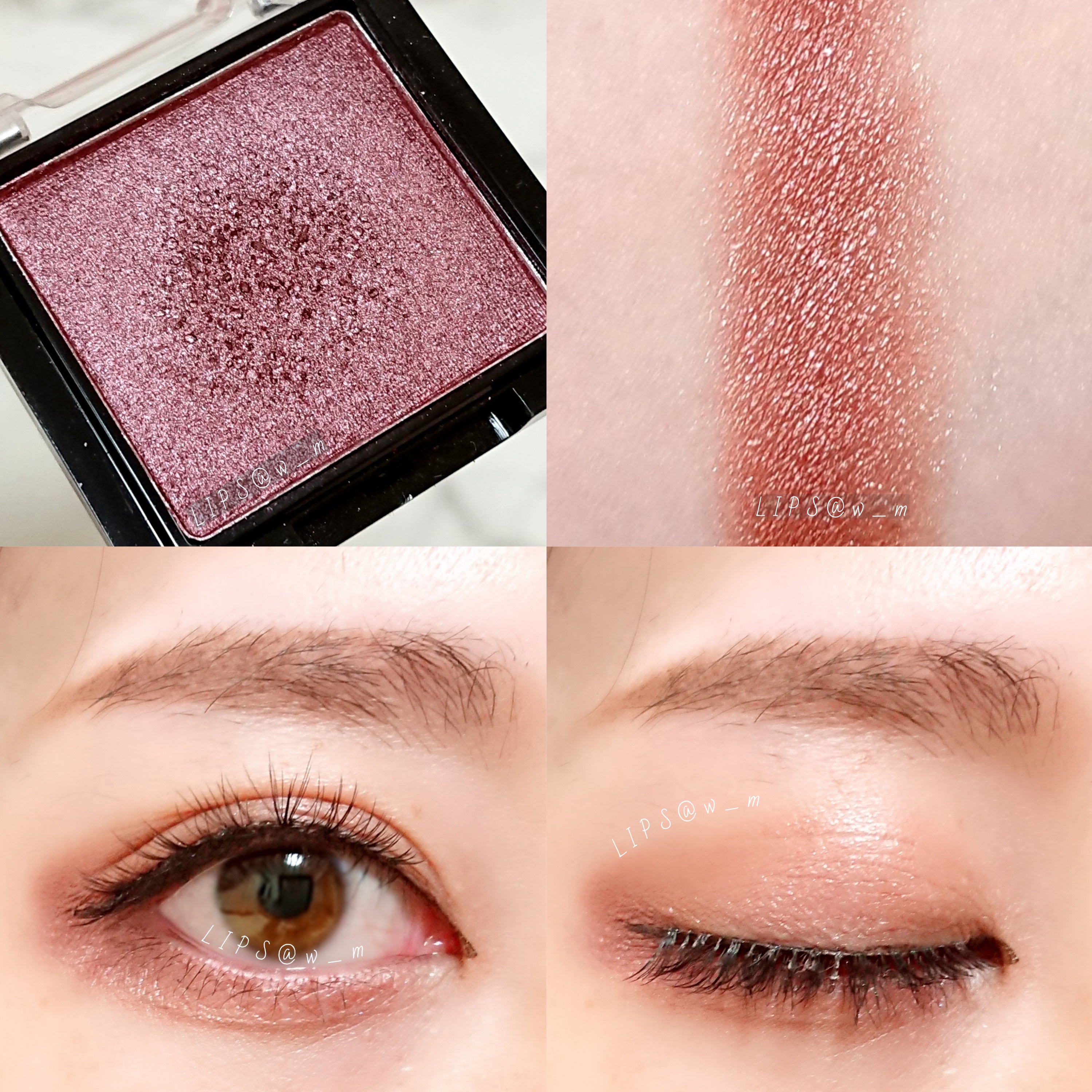 UR GLAM　POWDER EYESHADOW/U R GLAM/単色アイシャドウを使ったクチコミ（2枚目）