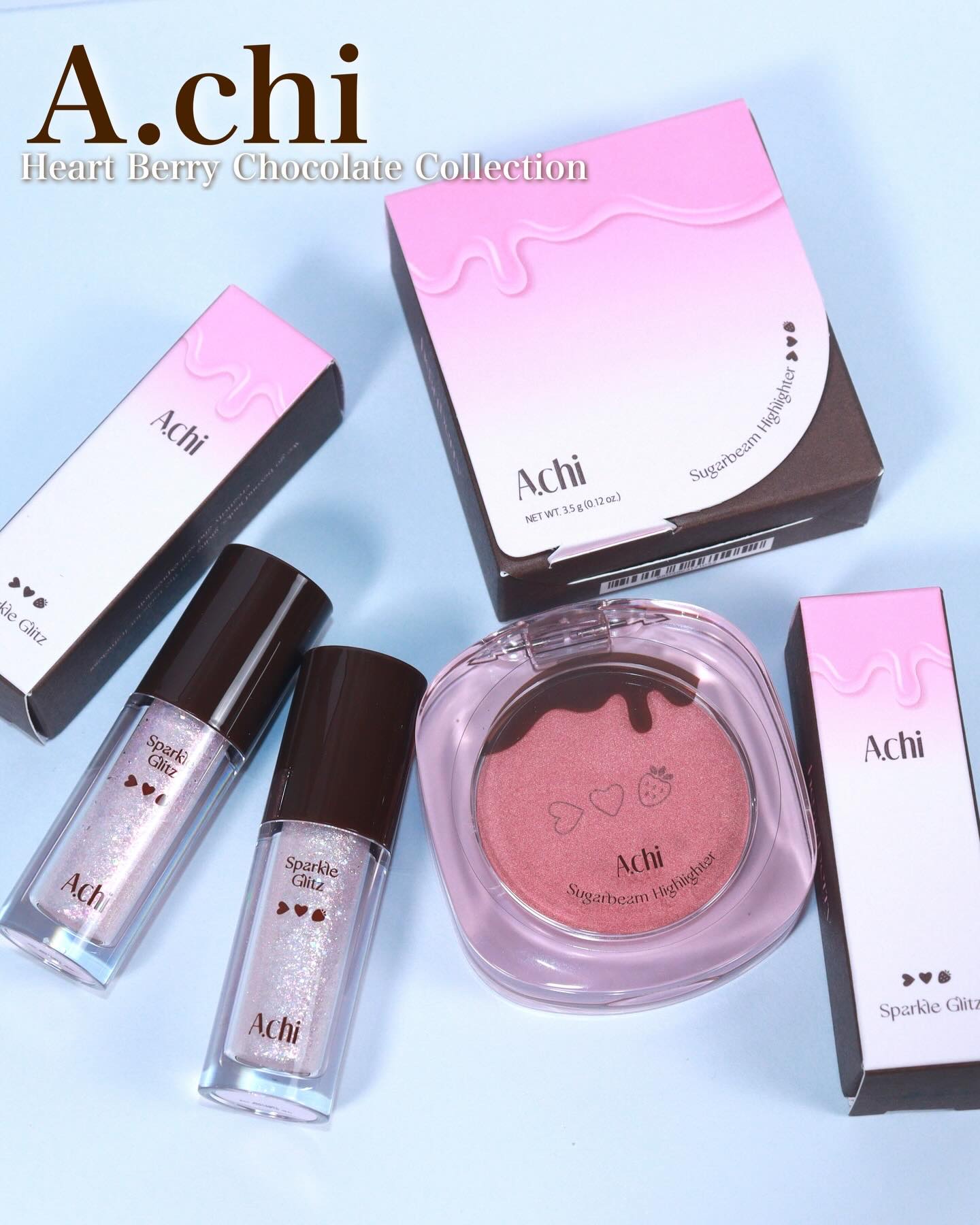 シュガービームハイライター/A.chi/パウダーハイライトを使ったクチコミ（2枚目）