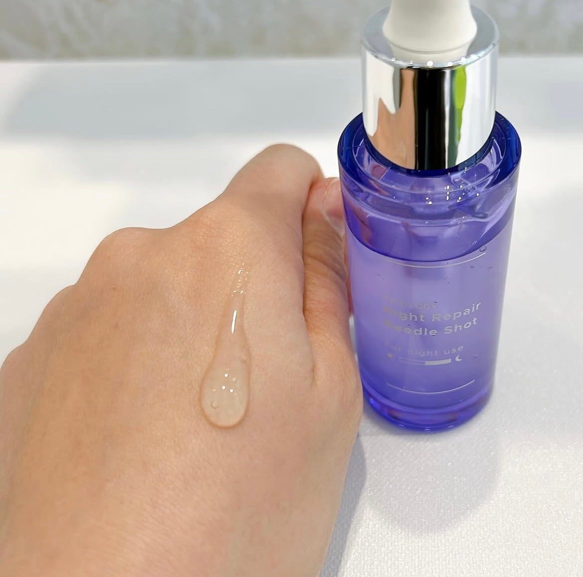 ナイトリペアニードルショット/HARILOGY/美容液を使ったクチコミ(4枚目)