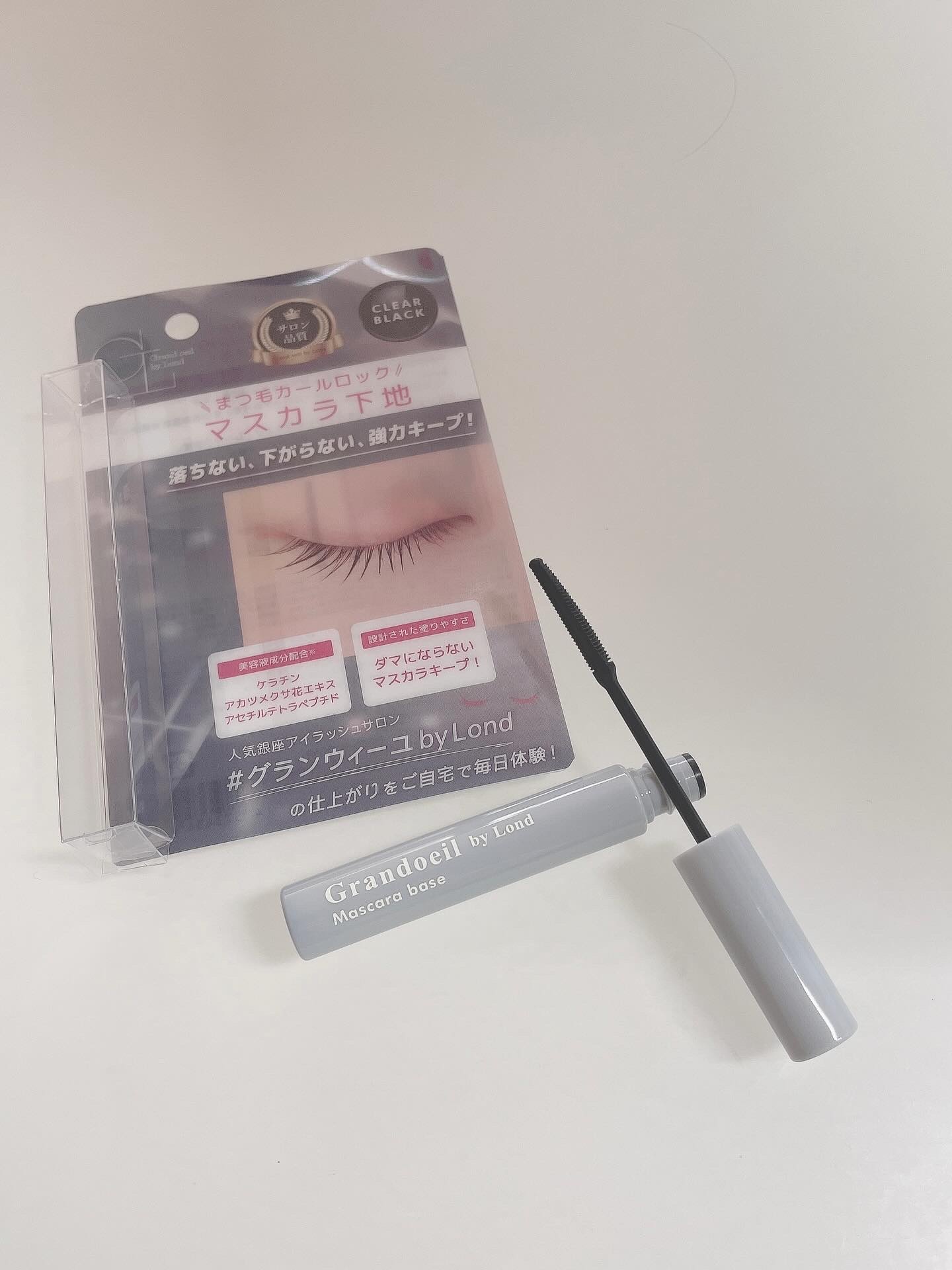 グランウィーユGINZAwithミラボーテ　まつ毛キープマスカラ下地CB（クリアブラック）/ミラボーテ/マスカラ下地を使ったクチコミ（1枚目）
