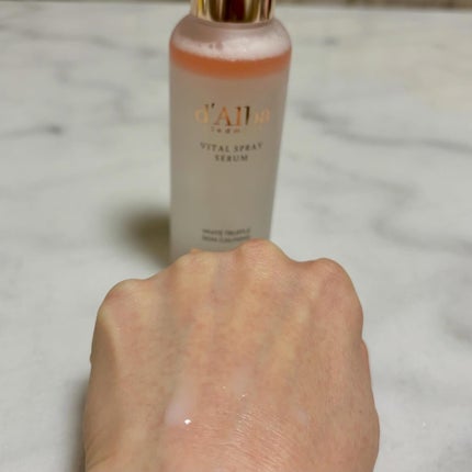 ダルバ ホワイトトリュフバイタルスプレーセラム/ダルバ/ミスト状化粧水を使ったクチコミ(2枚目)