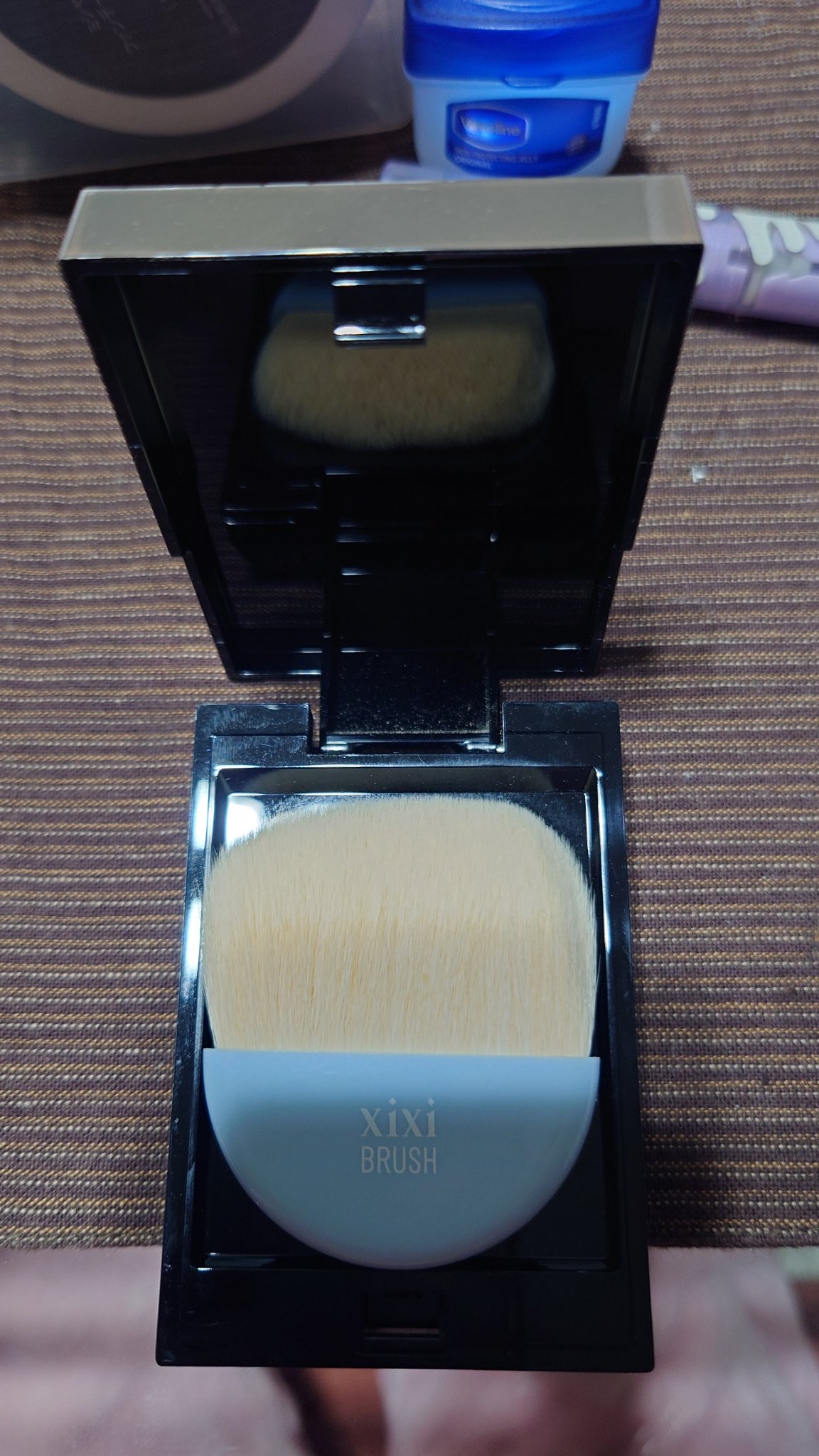 ミニポータブルカバーブラシ(6本入り)/xixi/メイクブラシを使ったクチコミ（2枚目）