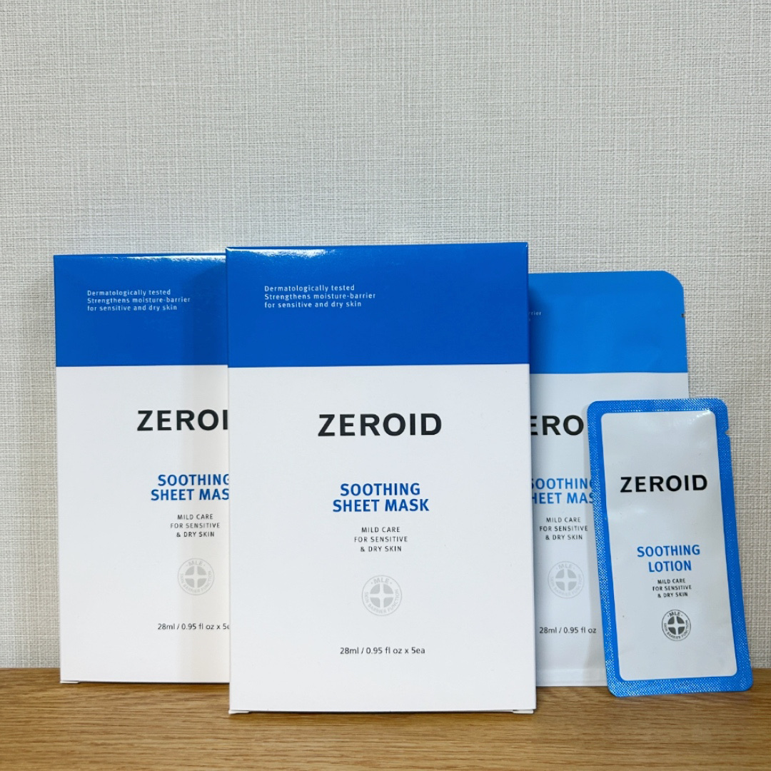 スージングシートマスク/ZEROID/シートマスク・パックを使ったクチコミ（1枚目）