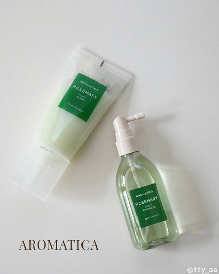 ローズマリー スカルプ スクラブ/AROMATICA/ヘッドスクラブを使ったクチコミ(6枚目)