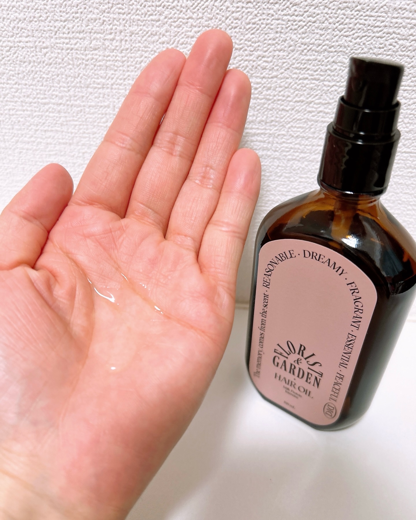 ミルクプロテインインテンシブヘアオイル/odiD/ヘアオイルを使ったクチコミ（2枚目）