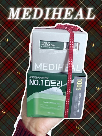 ティーツリー トラブルパッド/MEDIHEAL/トナーパッドを使ったクチコミ(1枚目)