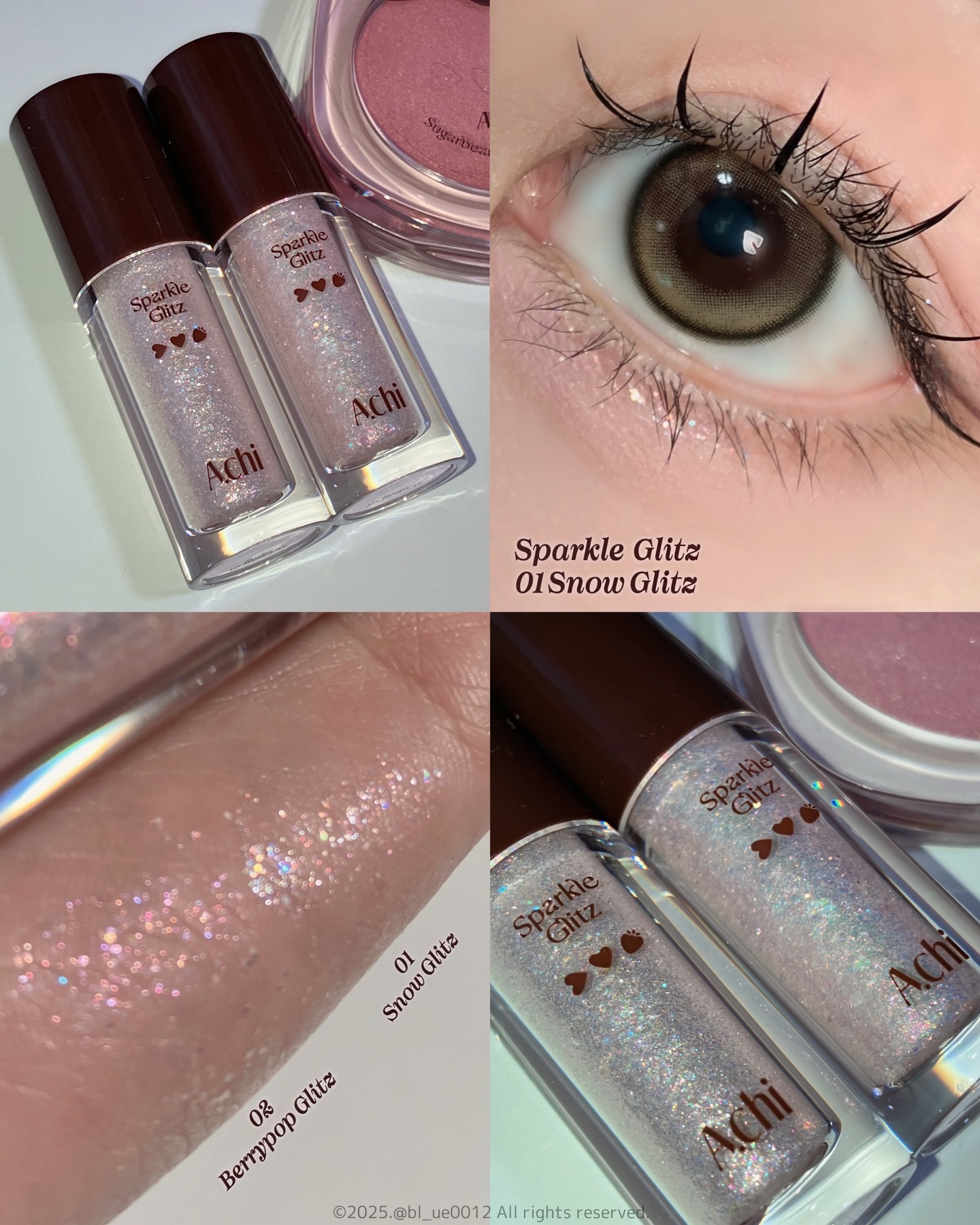 シュガービームハイライター/A.chi/パウダーハイライトを使ったクチコミ（2枚目）