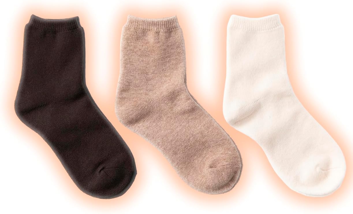 吸湿発熱 ホカロン靴下　3足組 / ホカロン