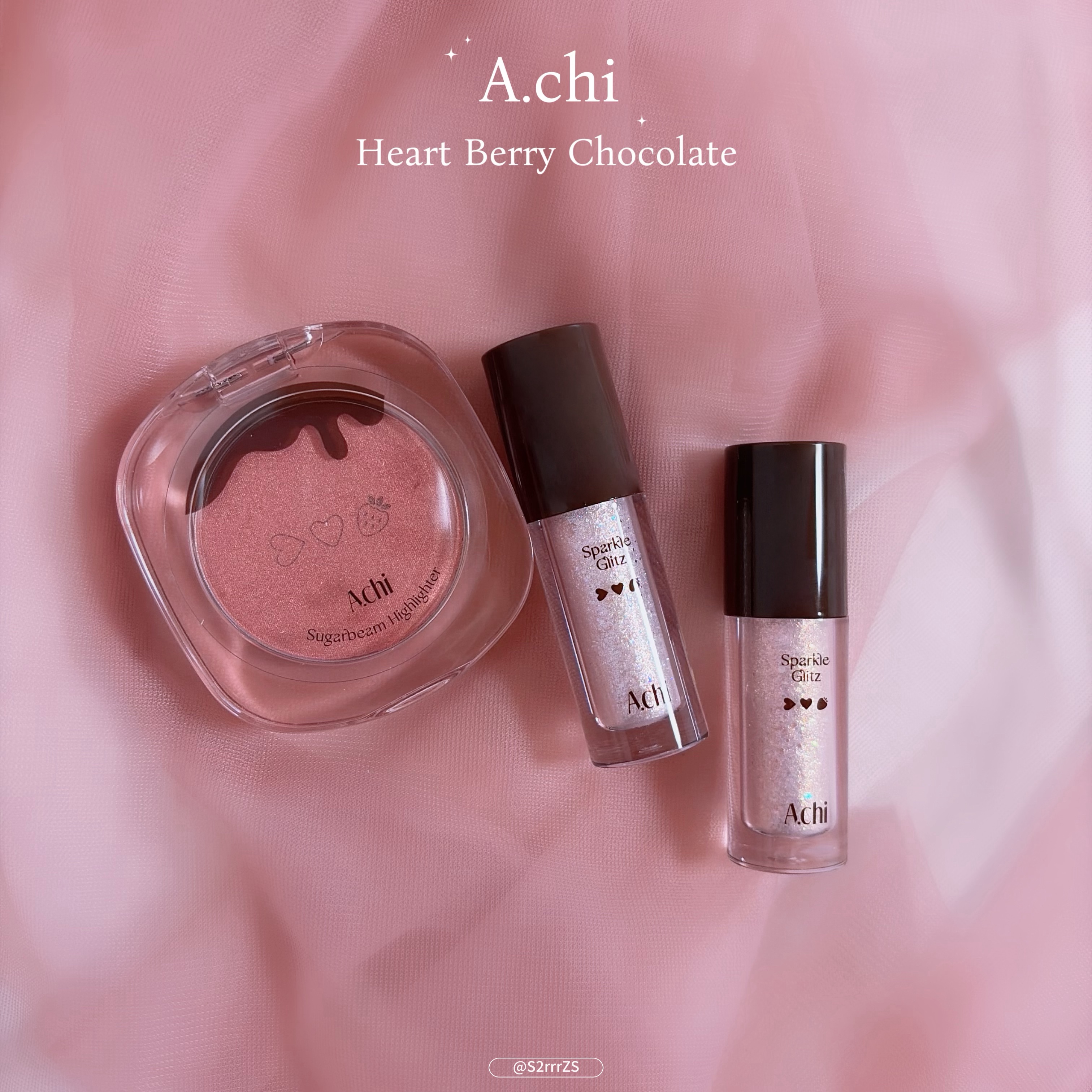 シュガービームハイライター/A.chi/パウダーハイライトを使ったクチコミ（1枚目）