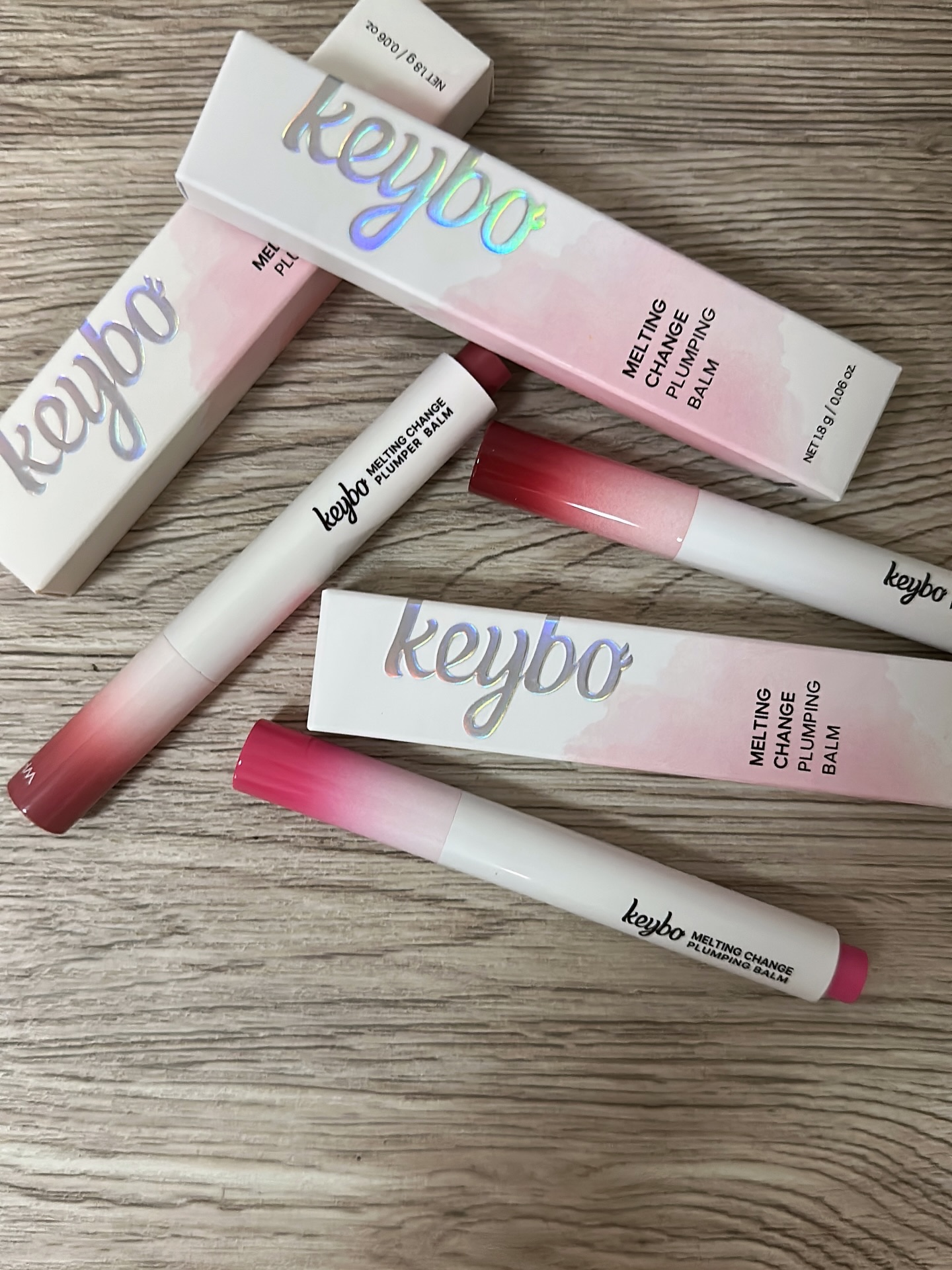 MELTING CHANGE PLUMPING BALM/keybo/口紅を使ったクチコミ（1枚目）