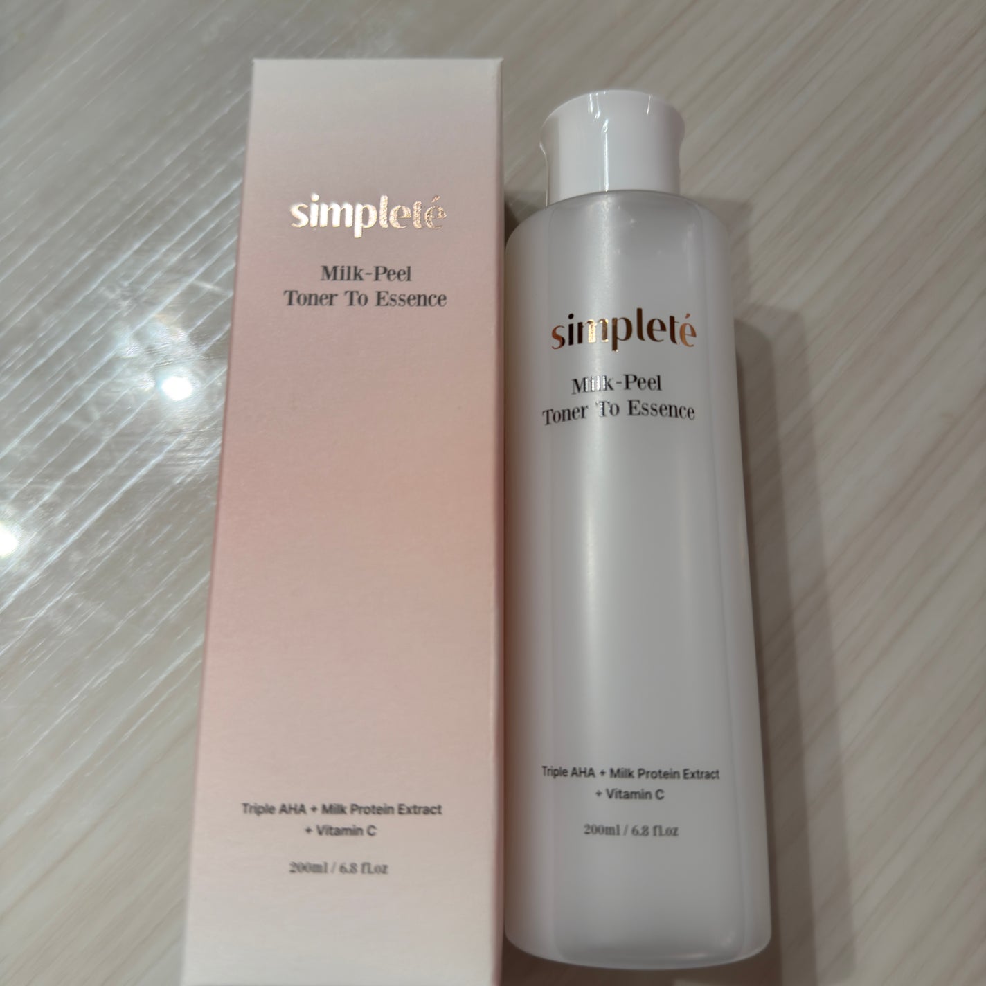 ミルクピールトナー/Simplete/拭き取り化粧水を使ったクチコミ(1枚目)