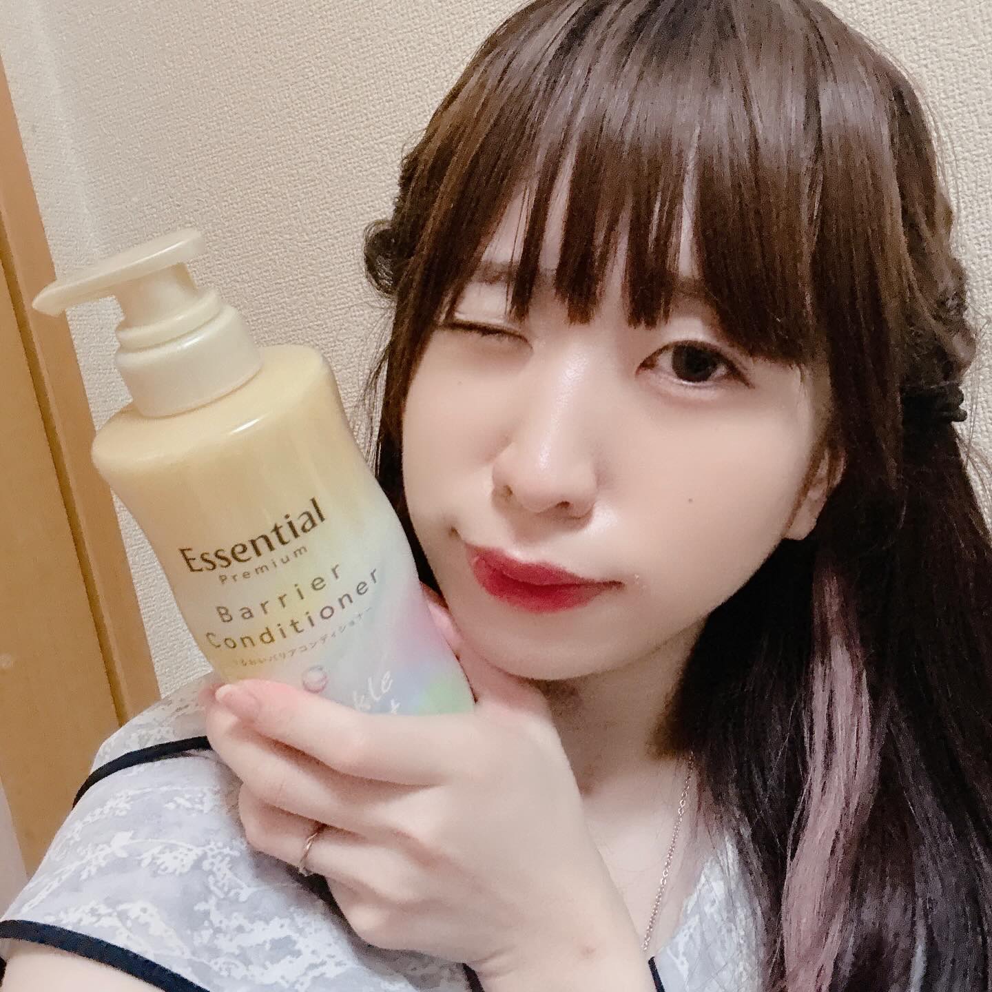 エッセンシャルプレミアム バリアシャンプー・コンディショナー スパークルモイスト/エッセンシャル/市販シャンプーを使ったクチコミ（3枚目）