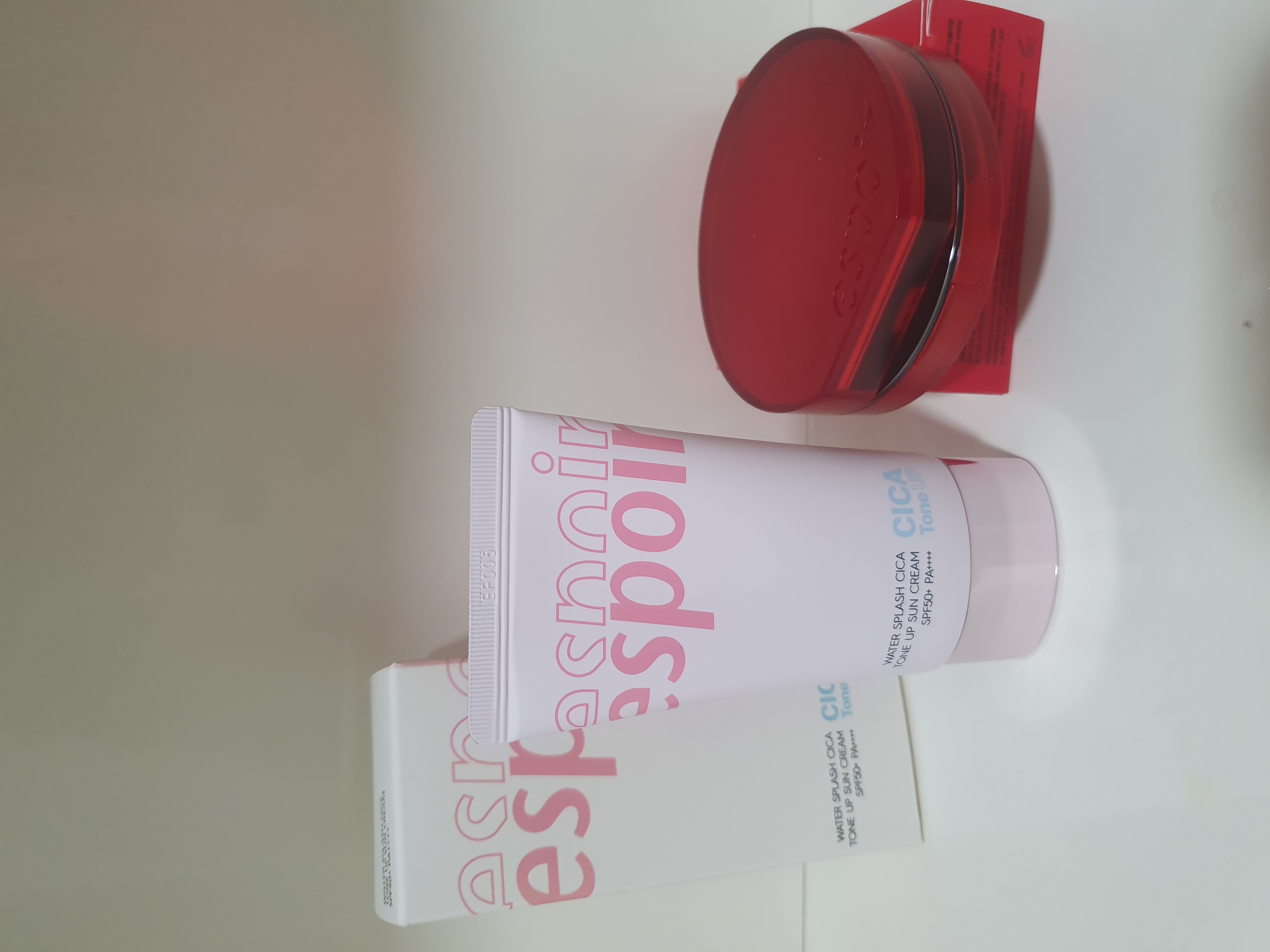 ウォータースプラッシュシカトーンアップクリーム/espoir/化粧下地を使ったクチコミ（1枚目）