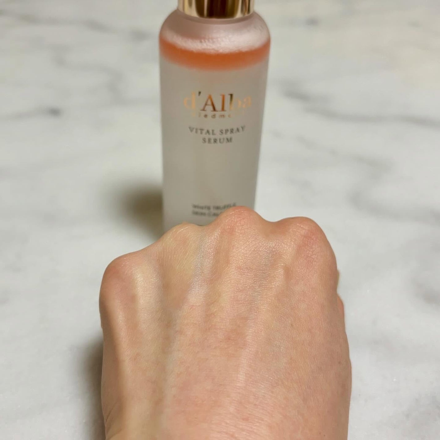 ダルバ ホワイトトリュフバイタルスプレーセラム/ダルバ/ミスト状化粧水を使ったクチコミ(3枚目)