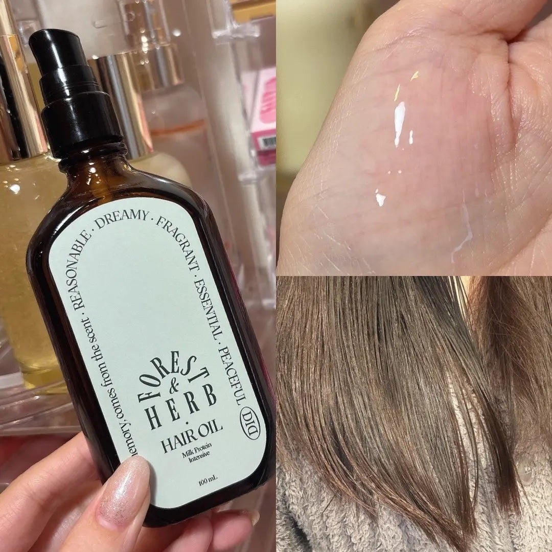 ミルクプロテインインテンシブヘアオイル/odiD/ヘアオイルを使ったクチコミ(2枚目)