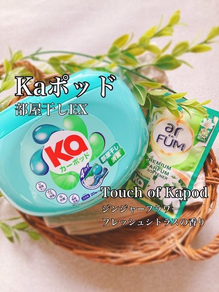 カーポッド 部屋干しEX/王子製薬/洗濯洗剤を使ったクチコミ(1枚目)