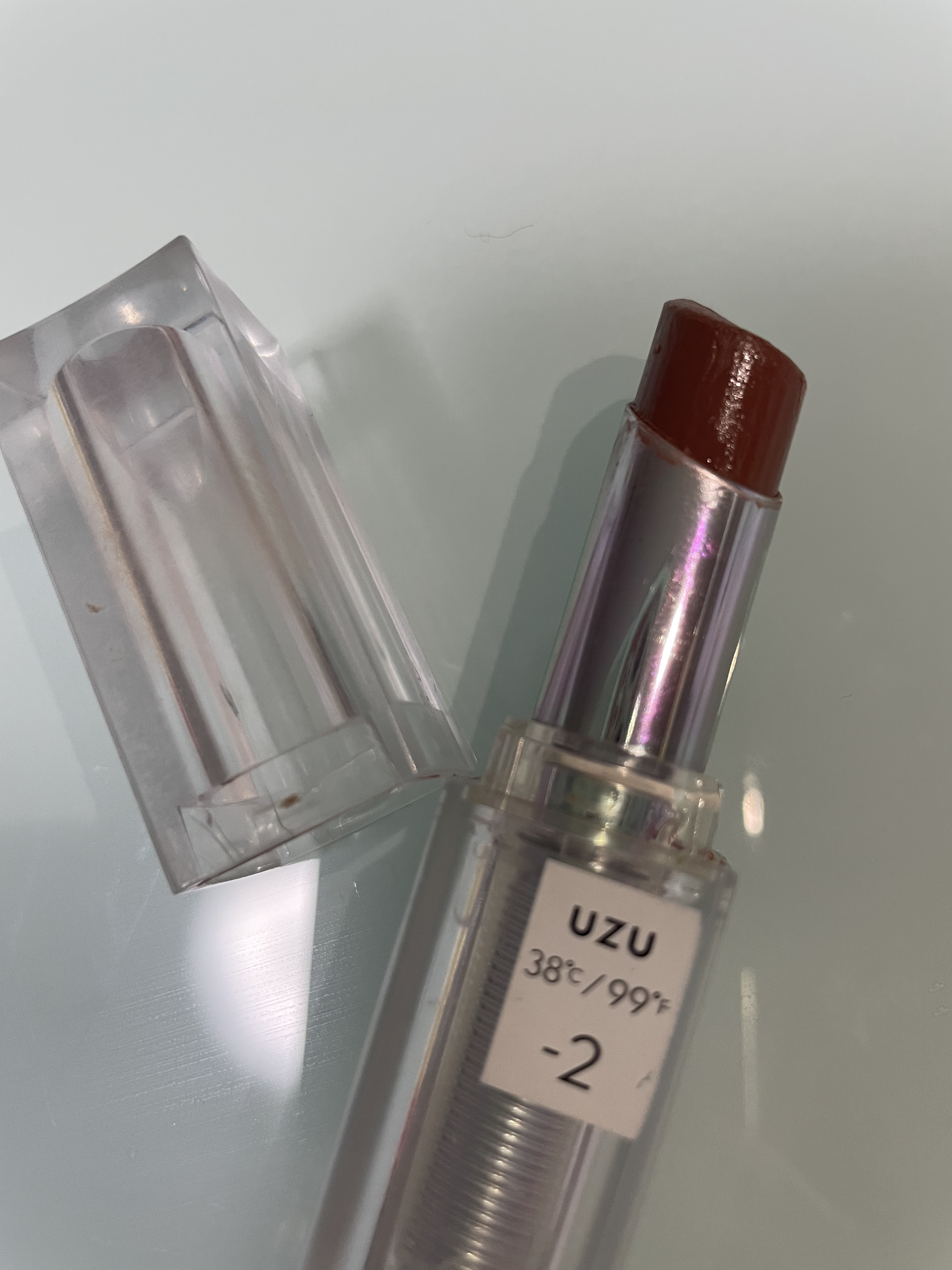  38°C / 99°F Lipstick <TOKYO>/UZU BY FLOWFUSHI/口紅を使ったクチコミ（2枚目）