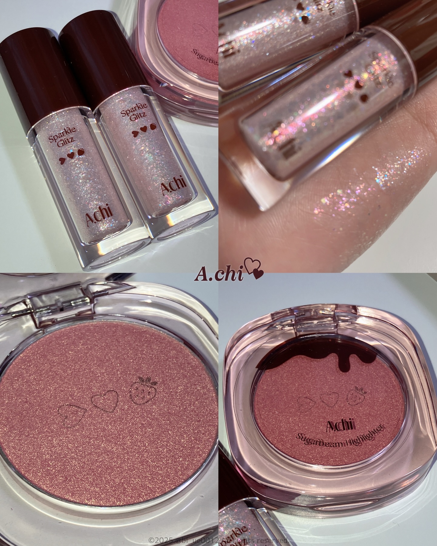 シュガービームハイライター/A.chi/パウダーハイライトを使ったクチコミ（1枚目）