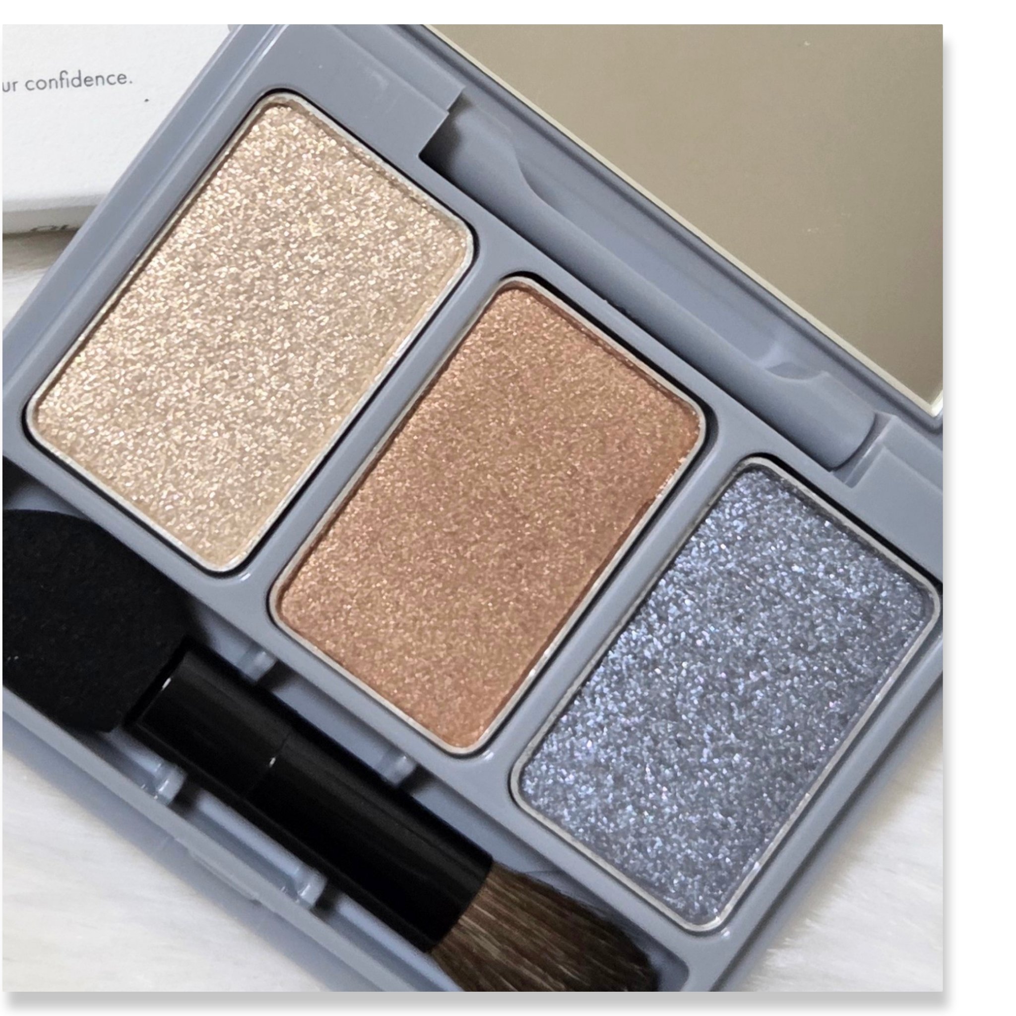 スリーサムデザイニングアイカラー/& WOLF/アイシャドウパレットを使ったクチコミ（2枚目）