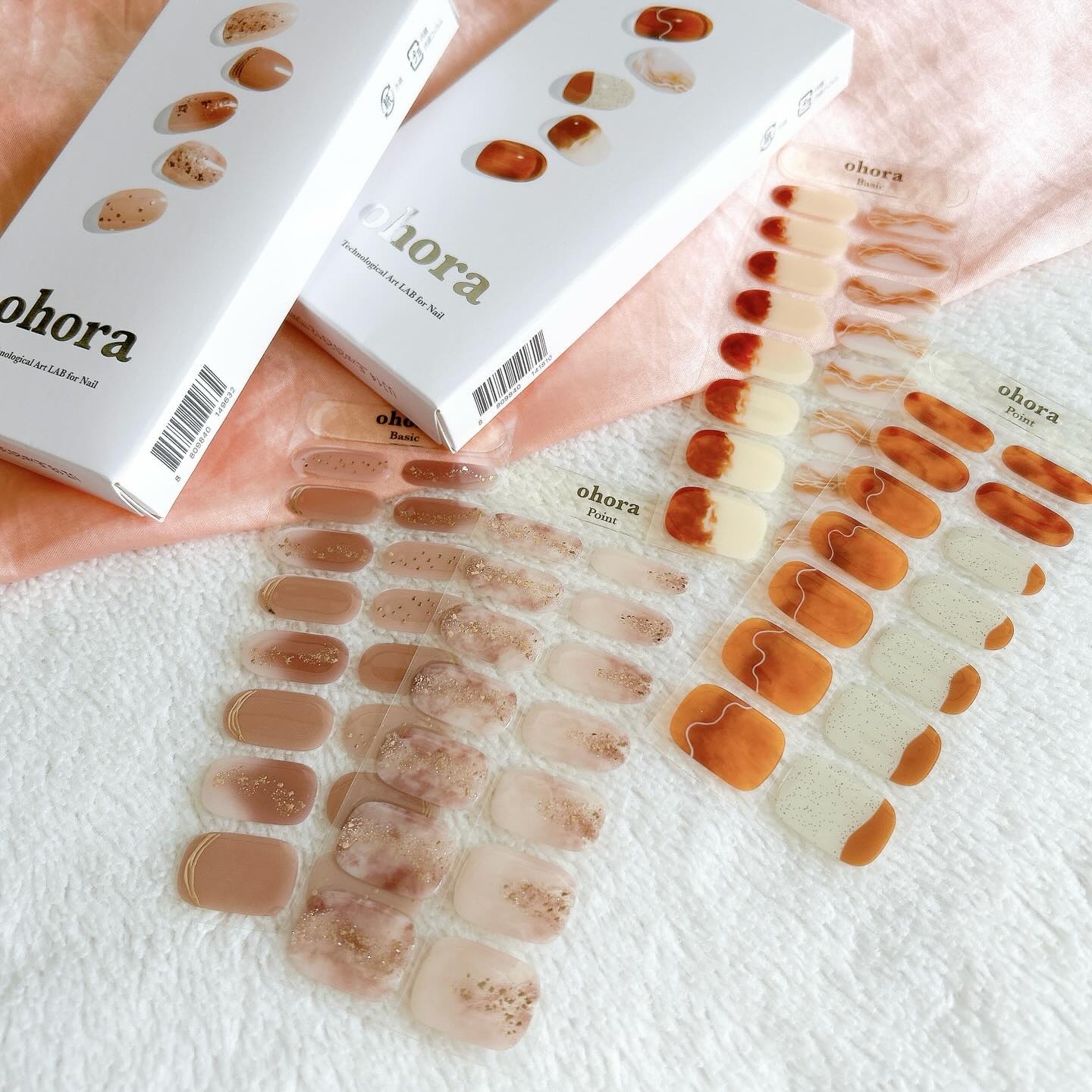 セミキュアジェルネイル（ハンド）/ohora/ネイルシールを使ったクチコミ（1枚目）