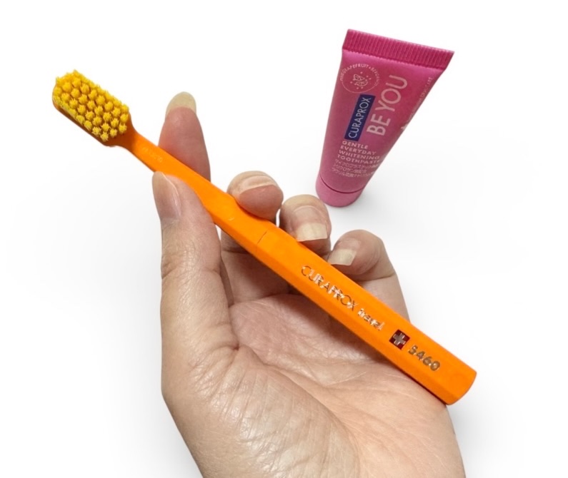 トラベルセット　クラプロックスビーユー/CURAPROX/歯ブラシを使ったクチコミ（3枚目）