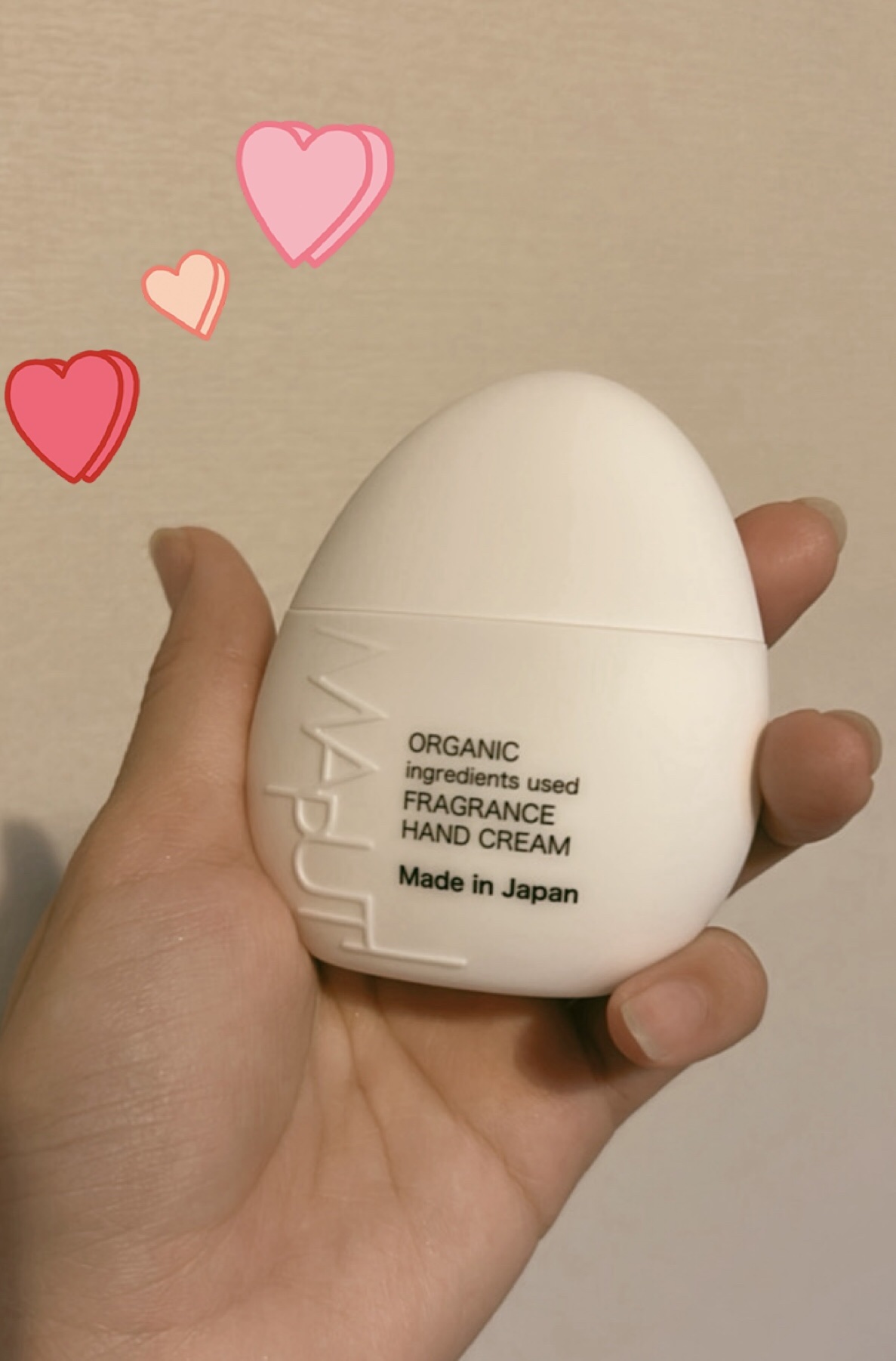 オーガニックフレグランスハンドクリーム MAPUTI/MAPUTI/ハンドクリームを使ったクチコミ（1枚目）