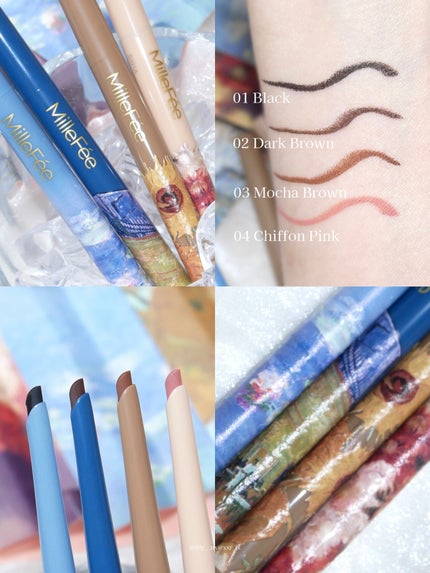 絵画ジェルアイライナー/MilleFée/ジェルアイライナーを使ったクチコミ(2枚目)