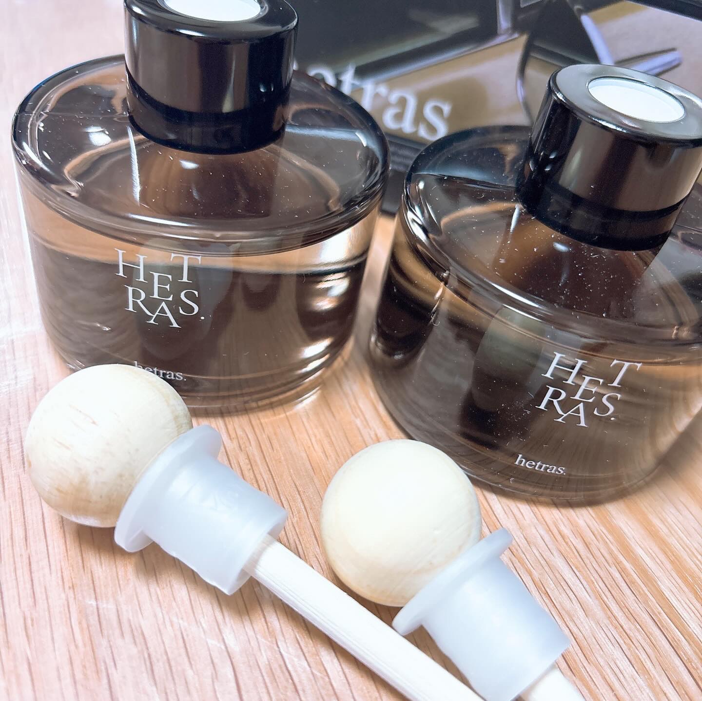 プレミアムミニディフューザー77ml×2本 /hetras/ルームフレグランスを使ったクチコミ（1枚目）