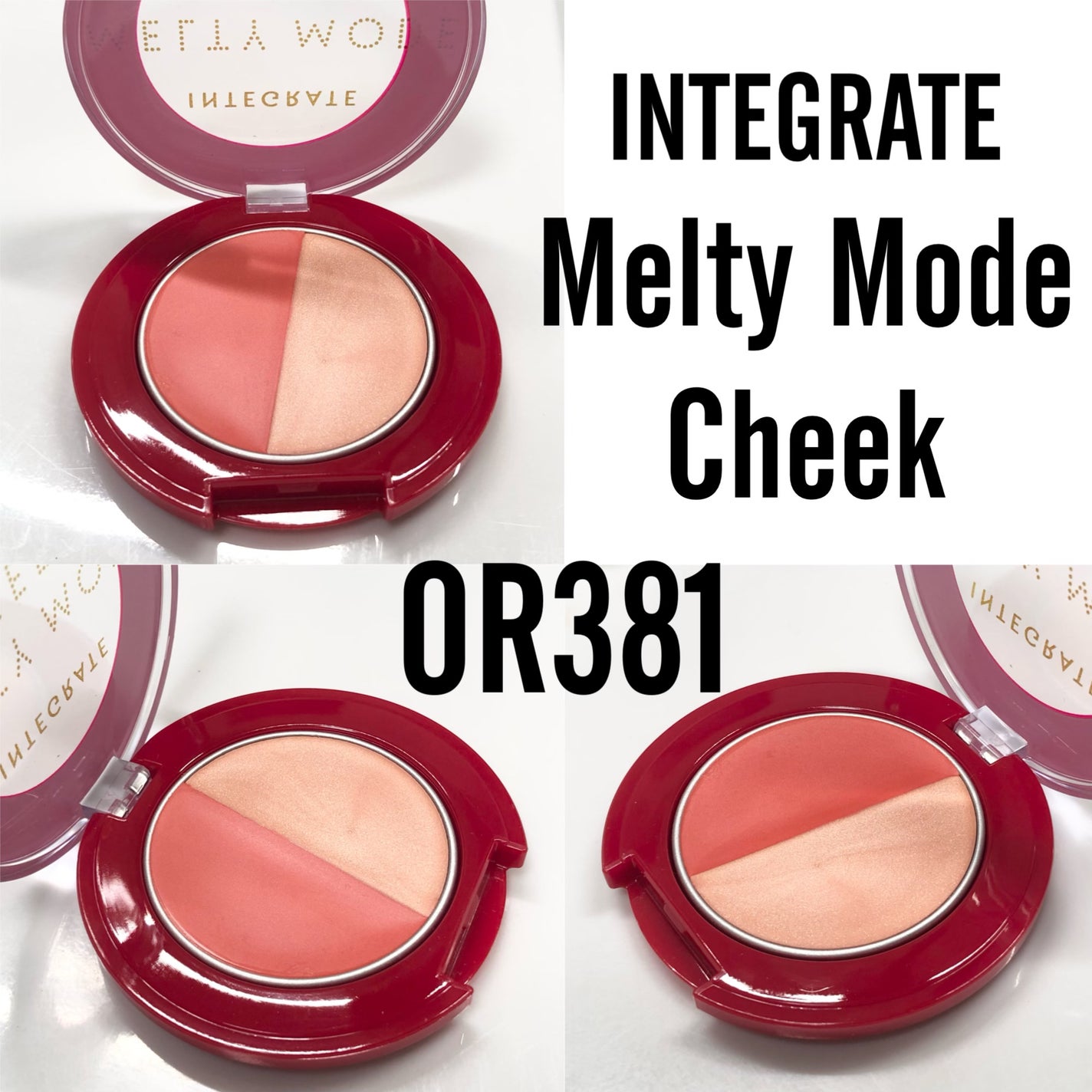 メルティーモードチーク/インテグレート/ジェル・クリームチークを使ったクチコミ(1枚目)