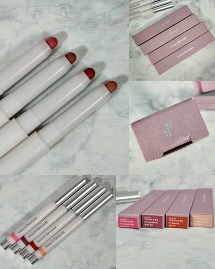 ドットオンムードワンウェイグロイティント 17 ミルキーサーモン/Heart Percent/リップティントを使ったクチコミ(2枚目)