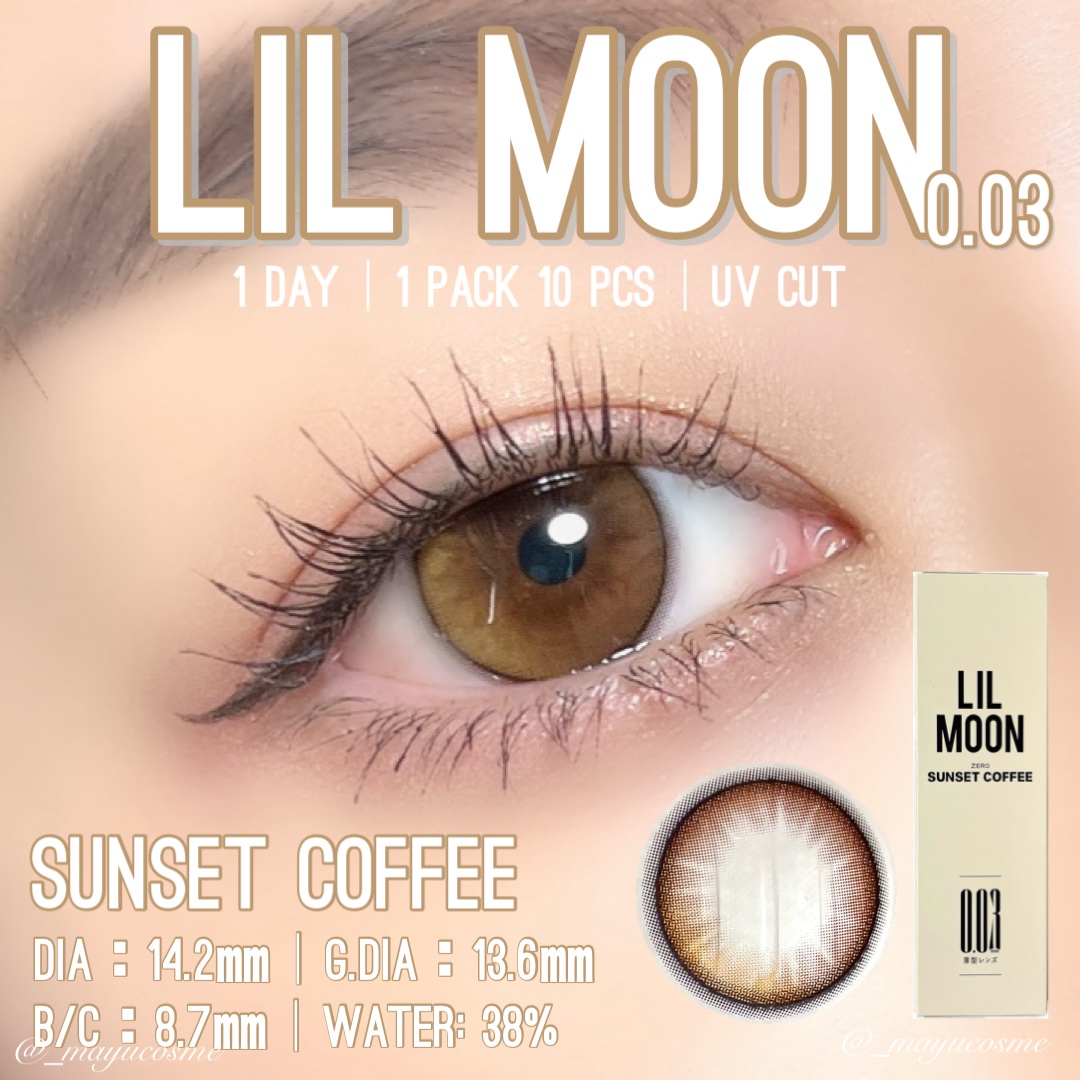 LILMOON 1day 0.03ZERO/LILMOON/ワンデー（１DAY）カラコンを使ったクチコミ（1枚目）